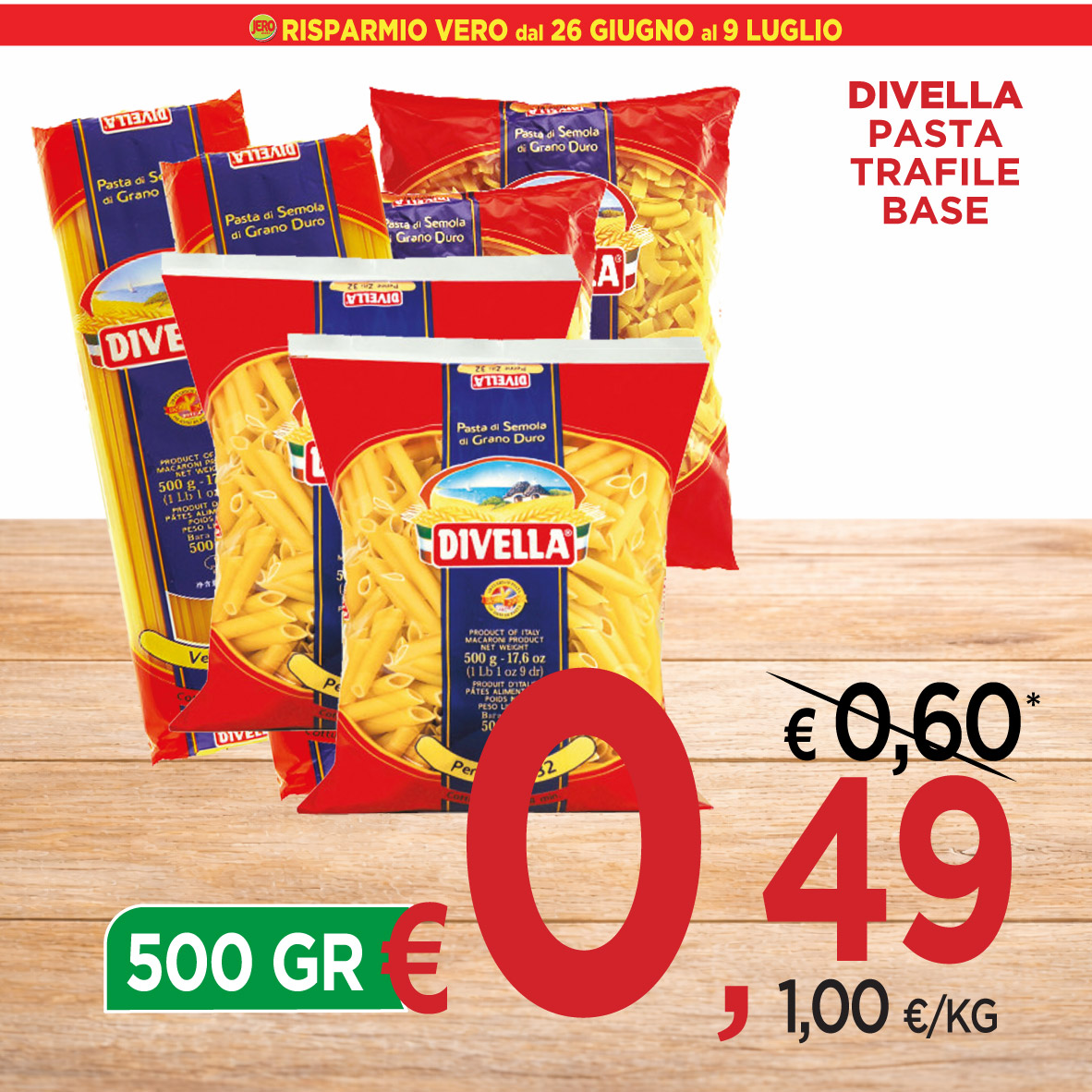 Divella Pasta Trafile Base