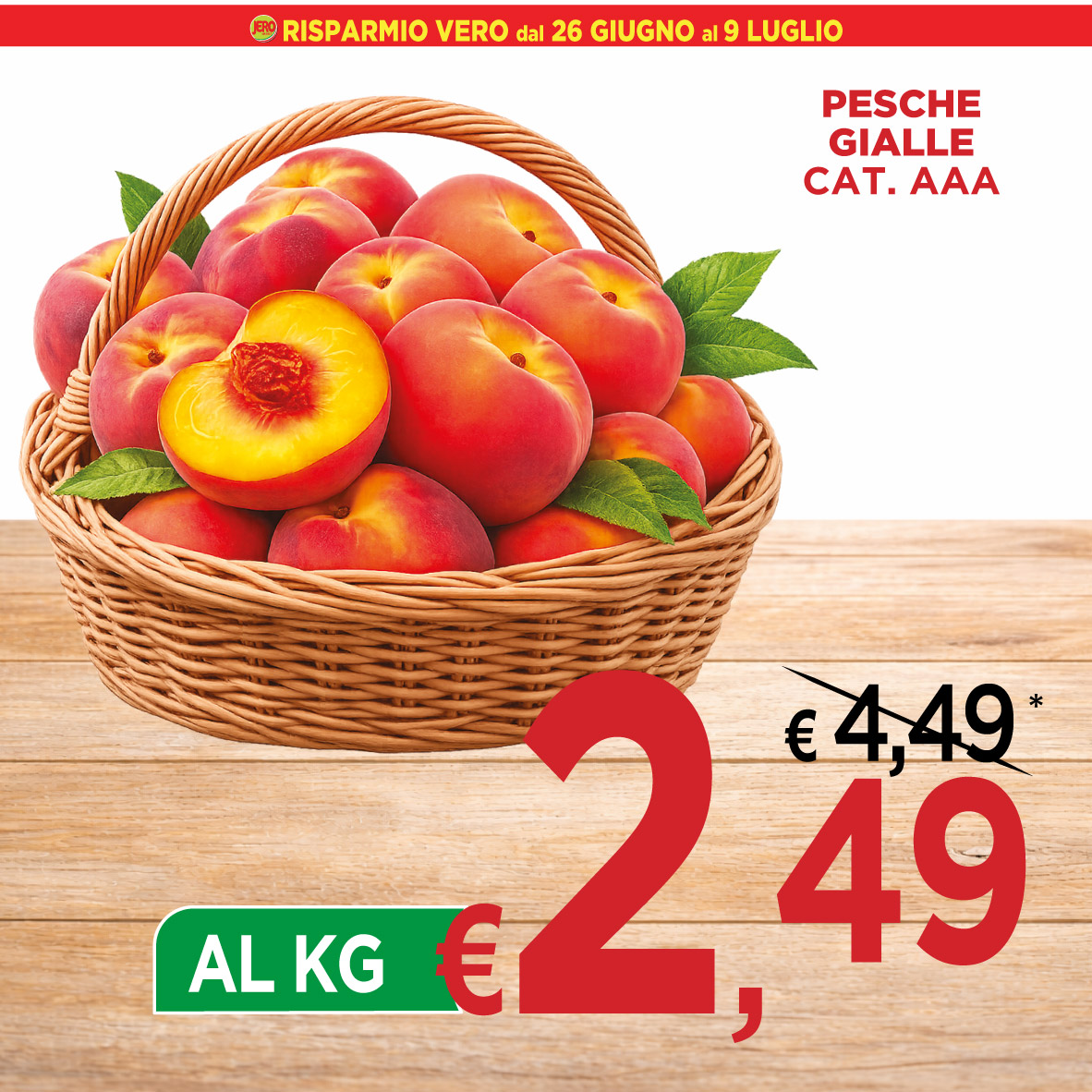 Pesche Gialle Cat. AAA