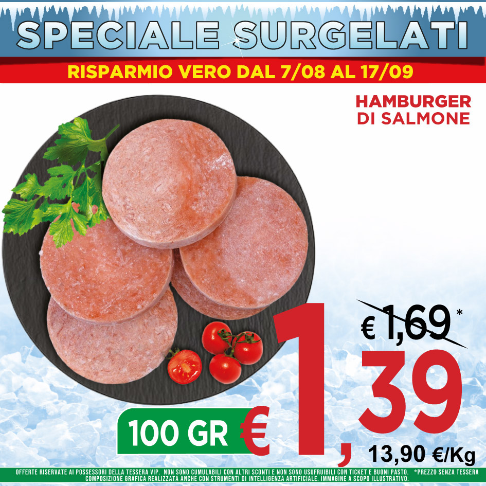 Hamburger di Salmone