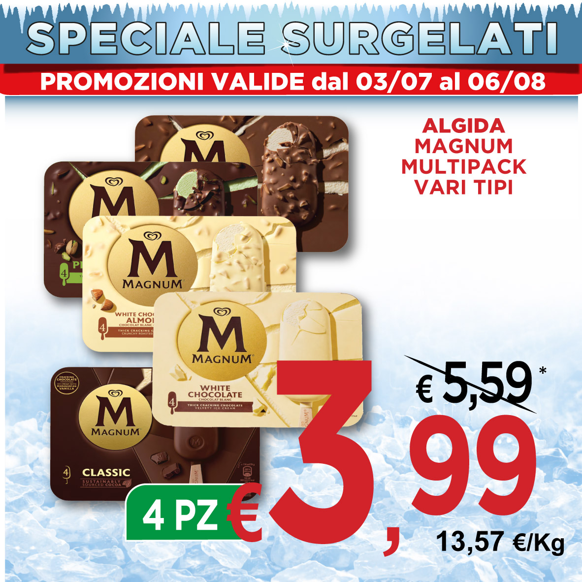 Algida Magnum Multipack Vari Tipi
