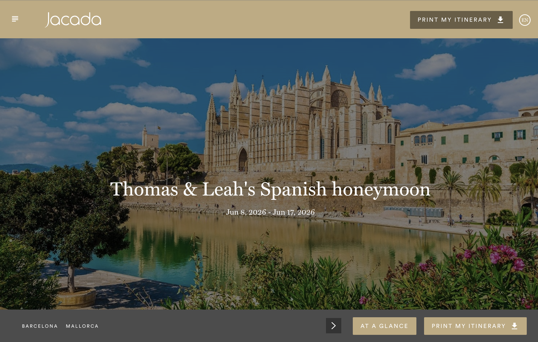 Jacada travel presentation interface
