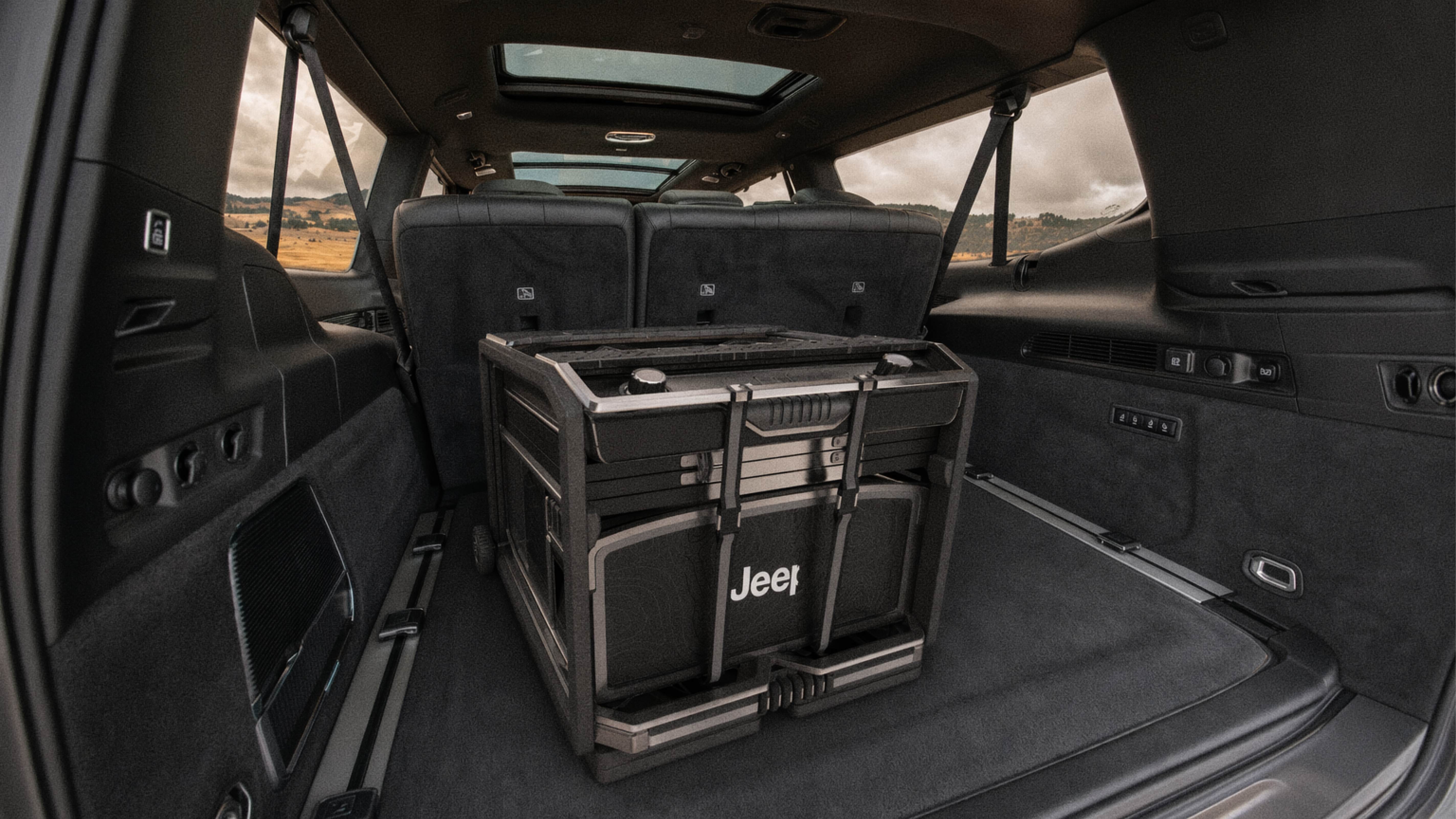 Convoy packed into the trunk of a Jeep