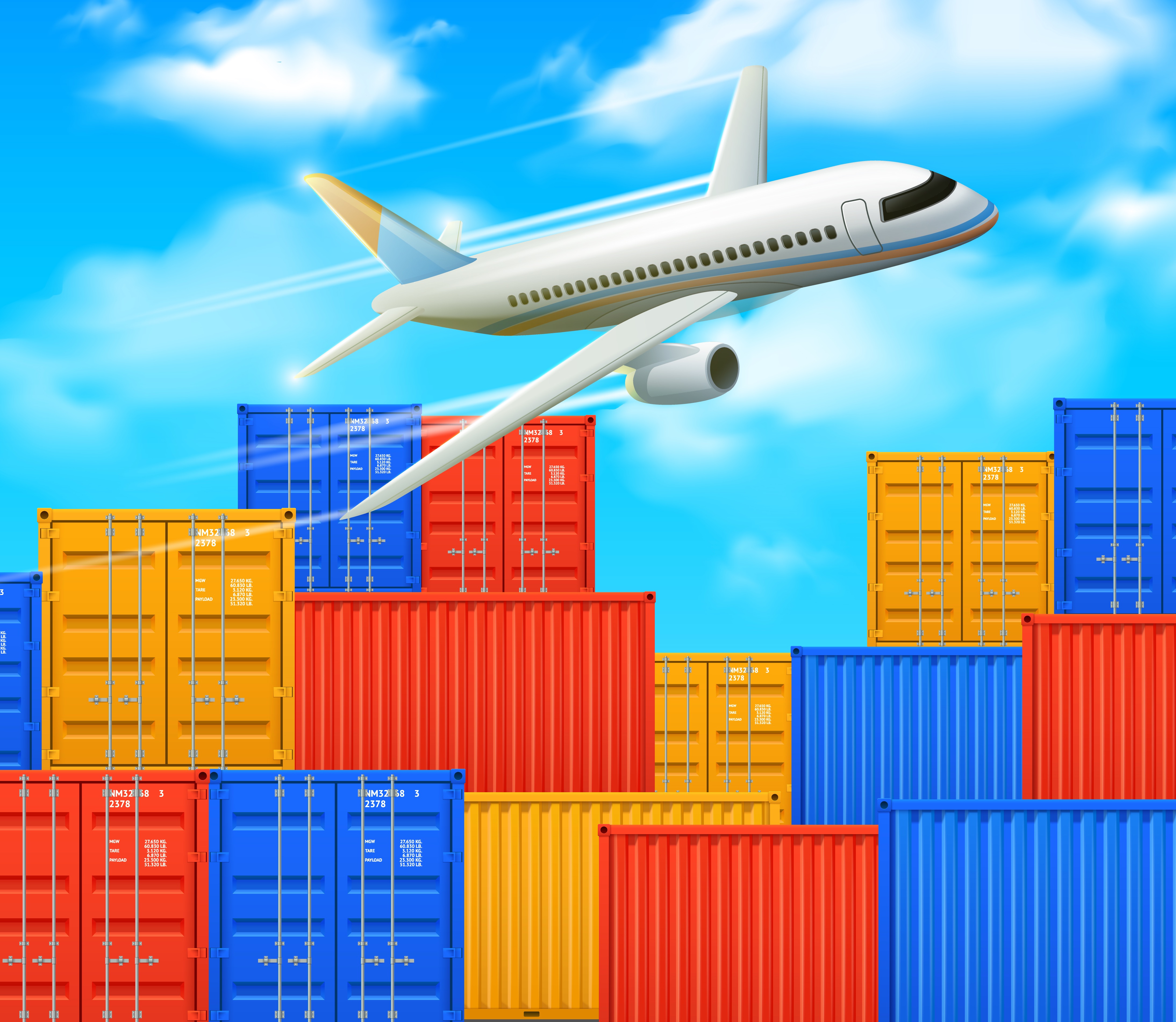 Air cargo and shipping containers