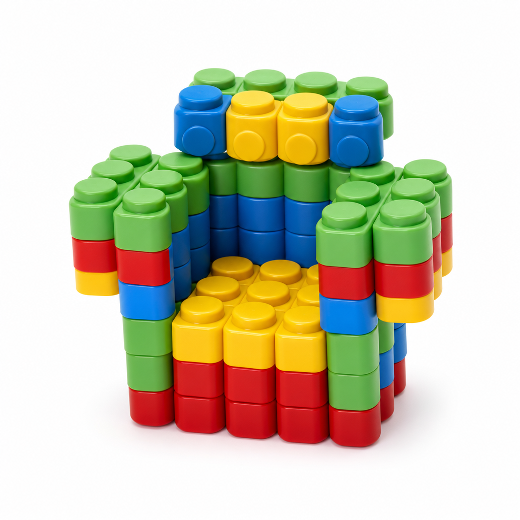 Kit Super Mega Blocktogono 22 Peças