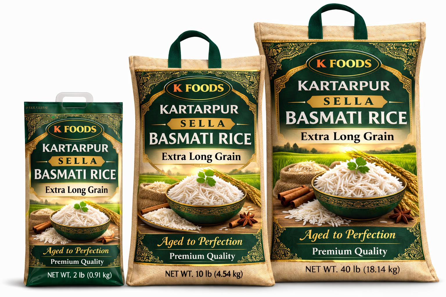 Kartarpur Sella Basmati Rice (Extra Long Grain)