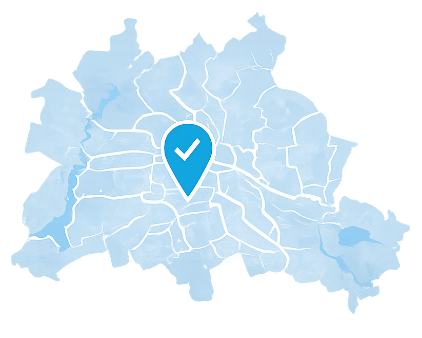 Berlin Map with all districts
