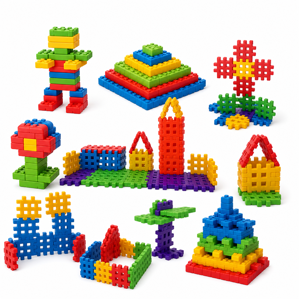 Kit Super Mega Big Blocks 14 Peças