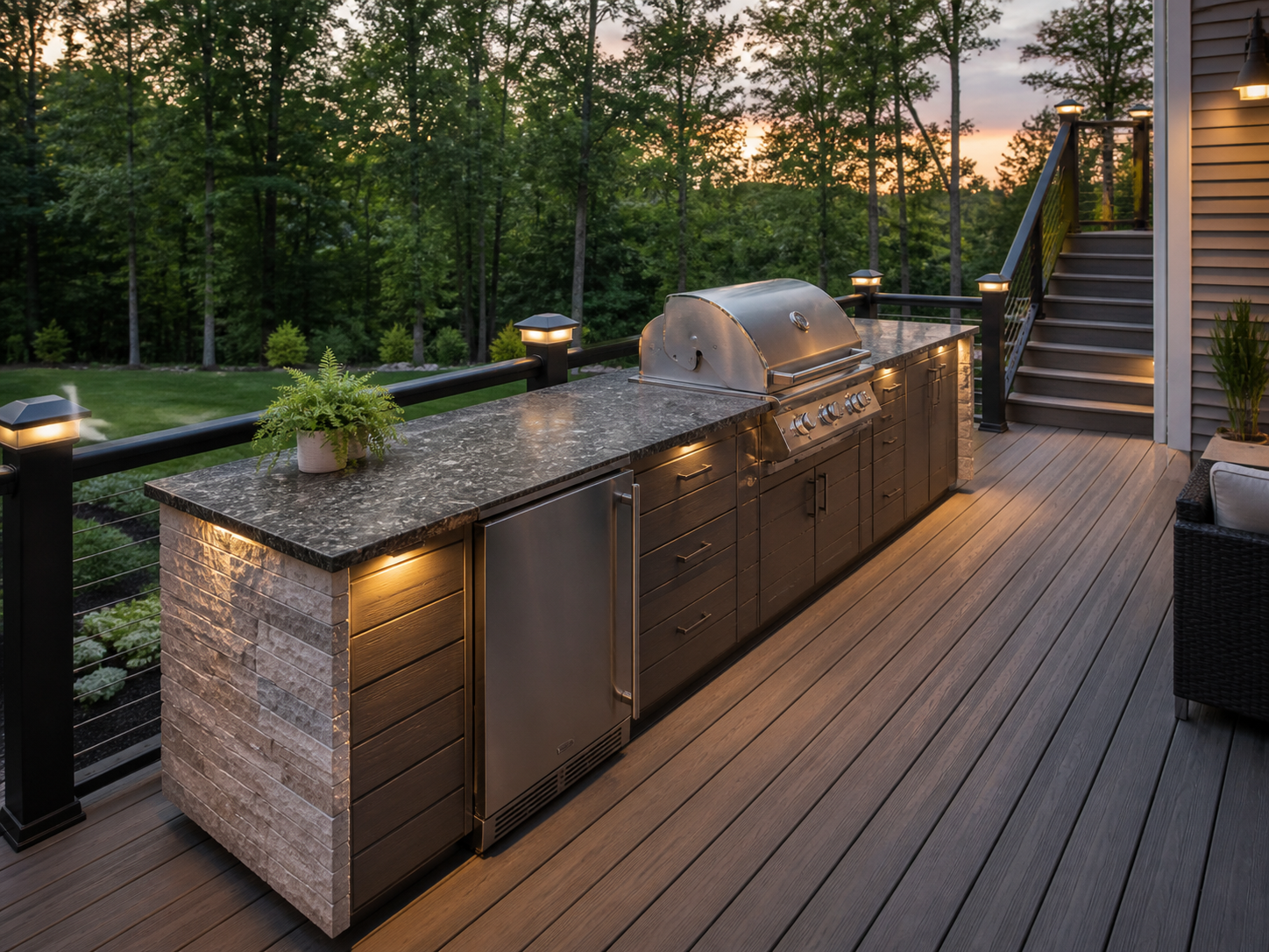 Deck-Integrated Kitchens