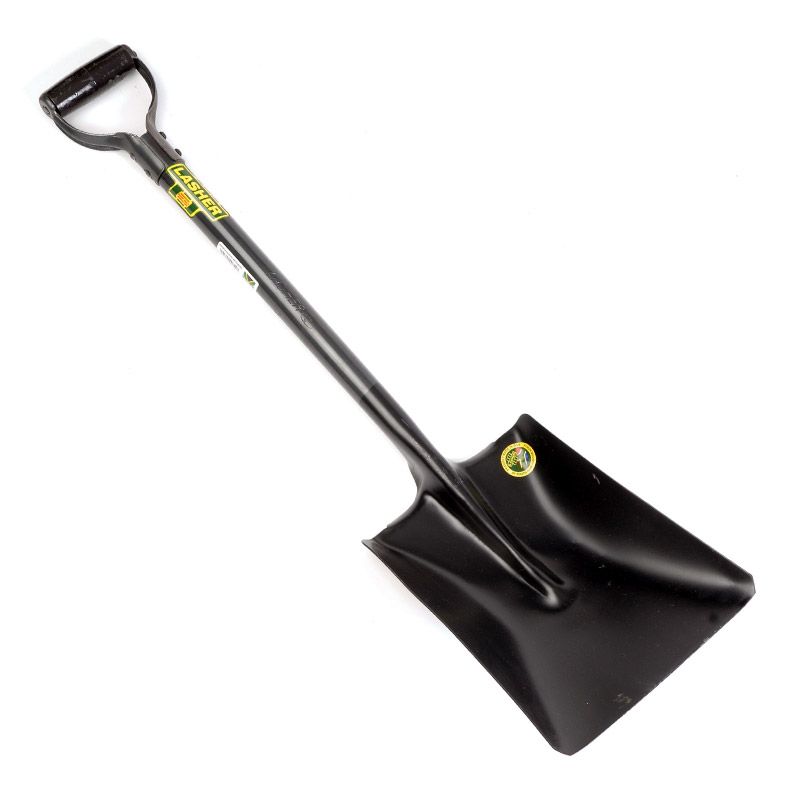 Lasher Square Mouth Shovel 350 Black