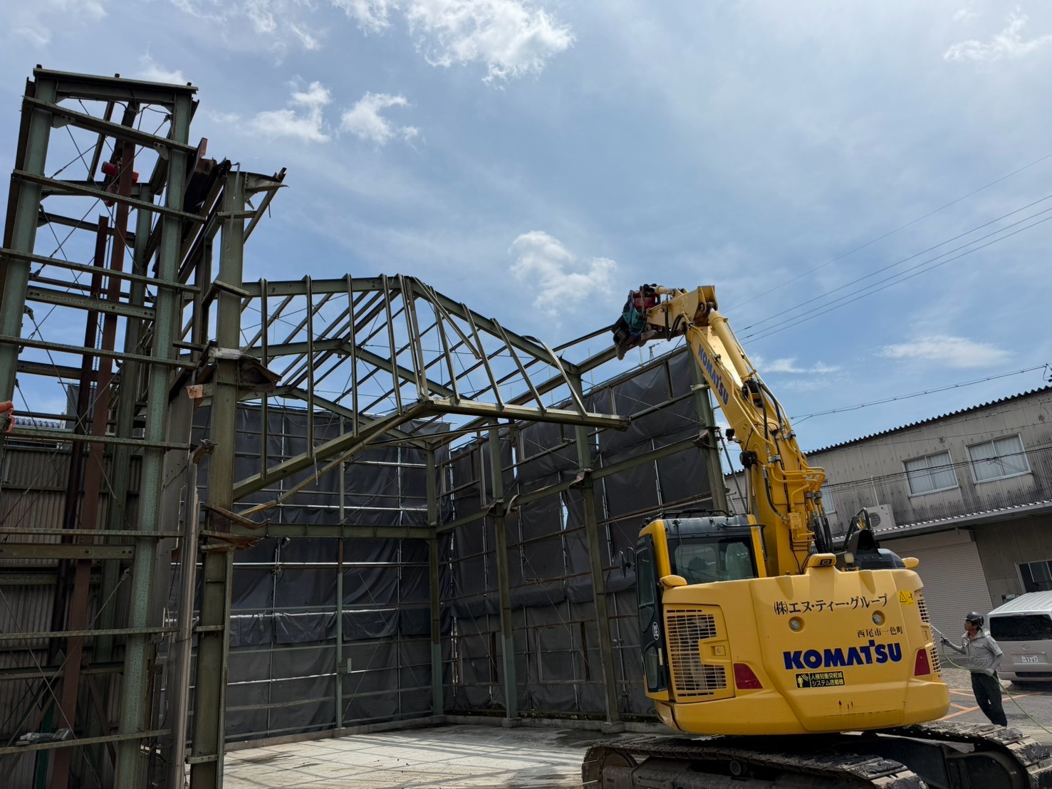 知立市 法人N様 鉄骨造建物解体工事