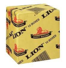 Lion Matches 10 Units of 10