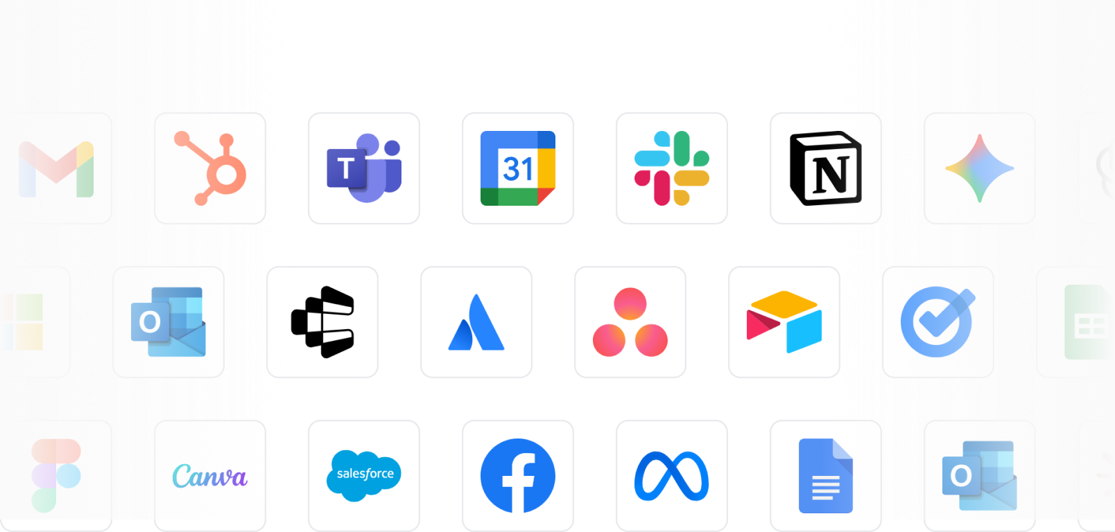 Tool Integration - Grid of integrated app logos