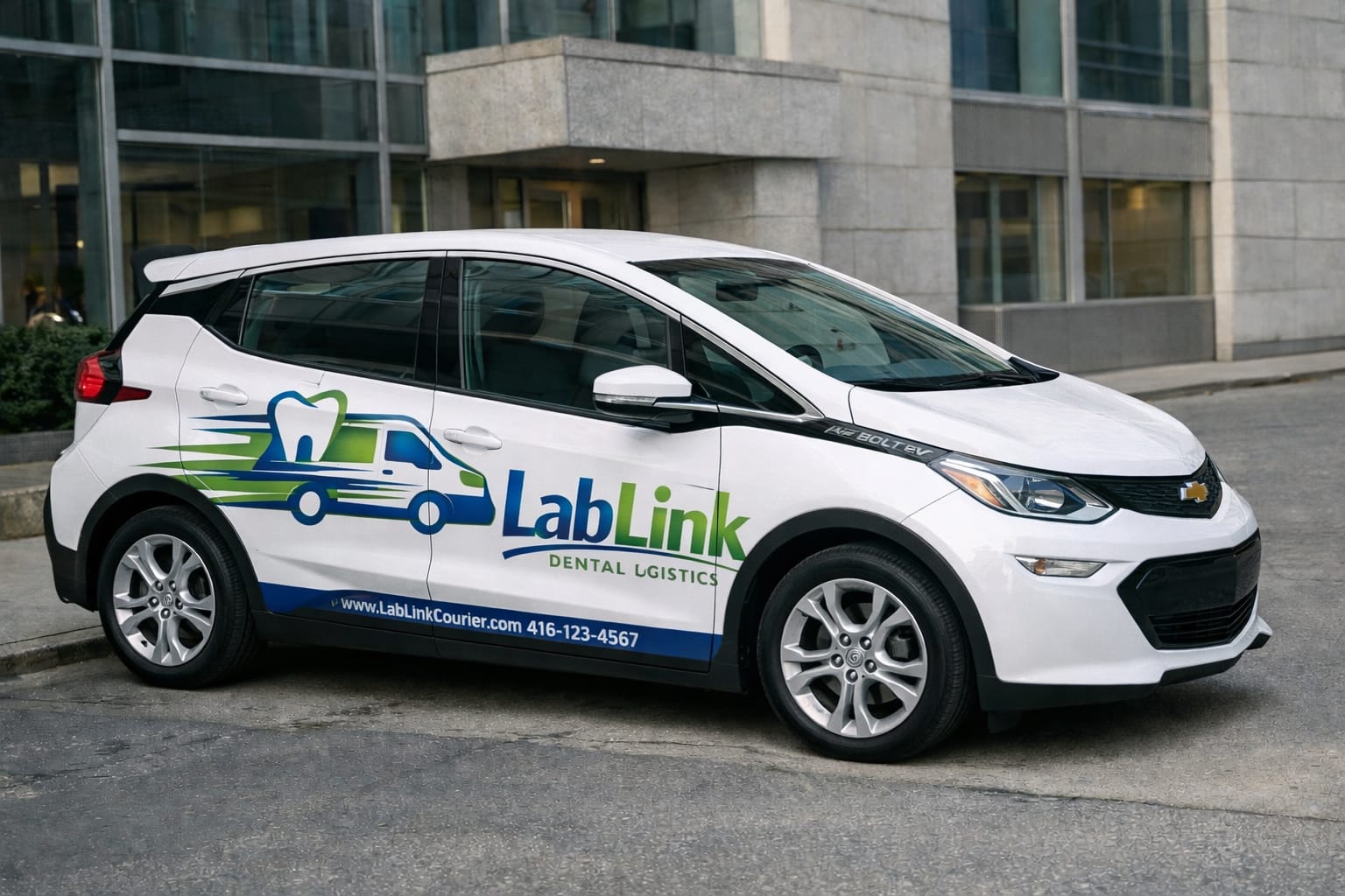 LabLink branded Chevy Bolt EV