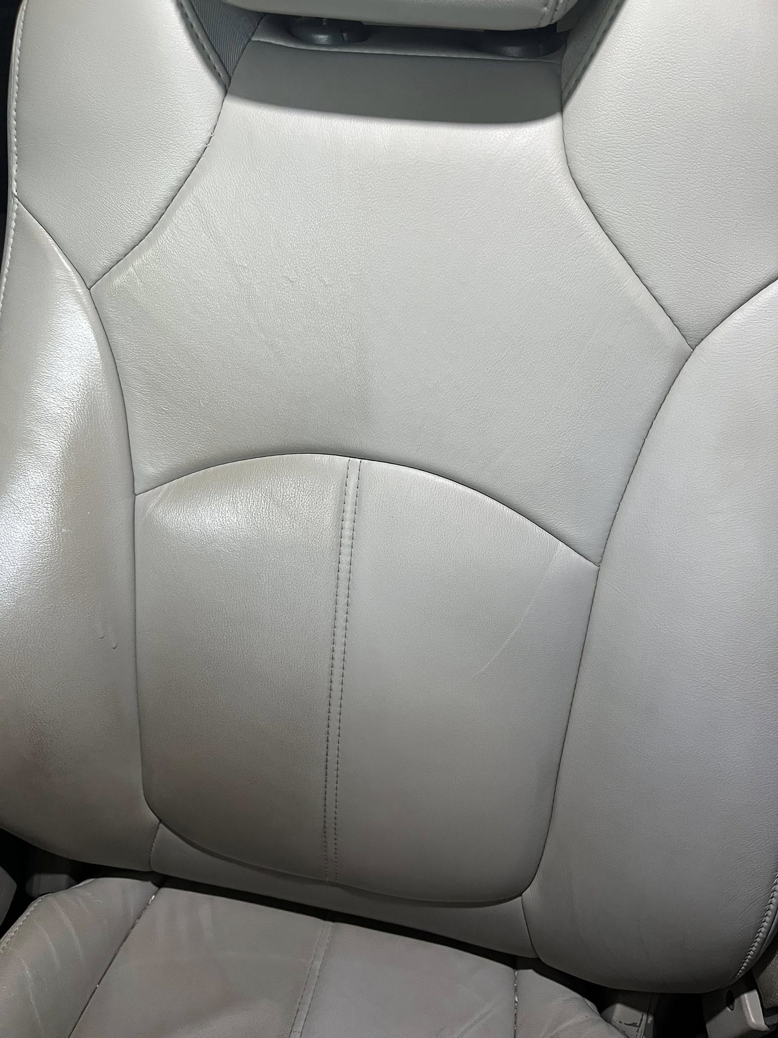Leather Conditioning Result