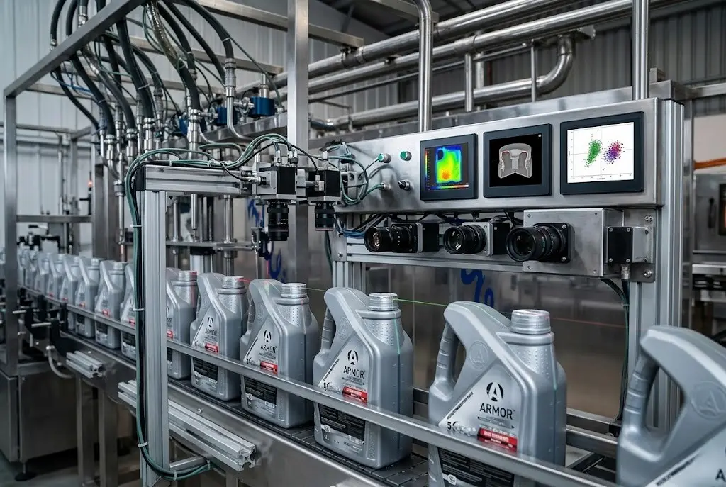 Modern lubricant manufacturing facility