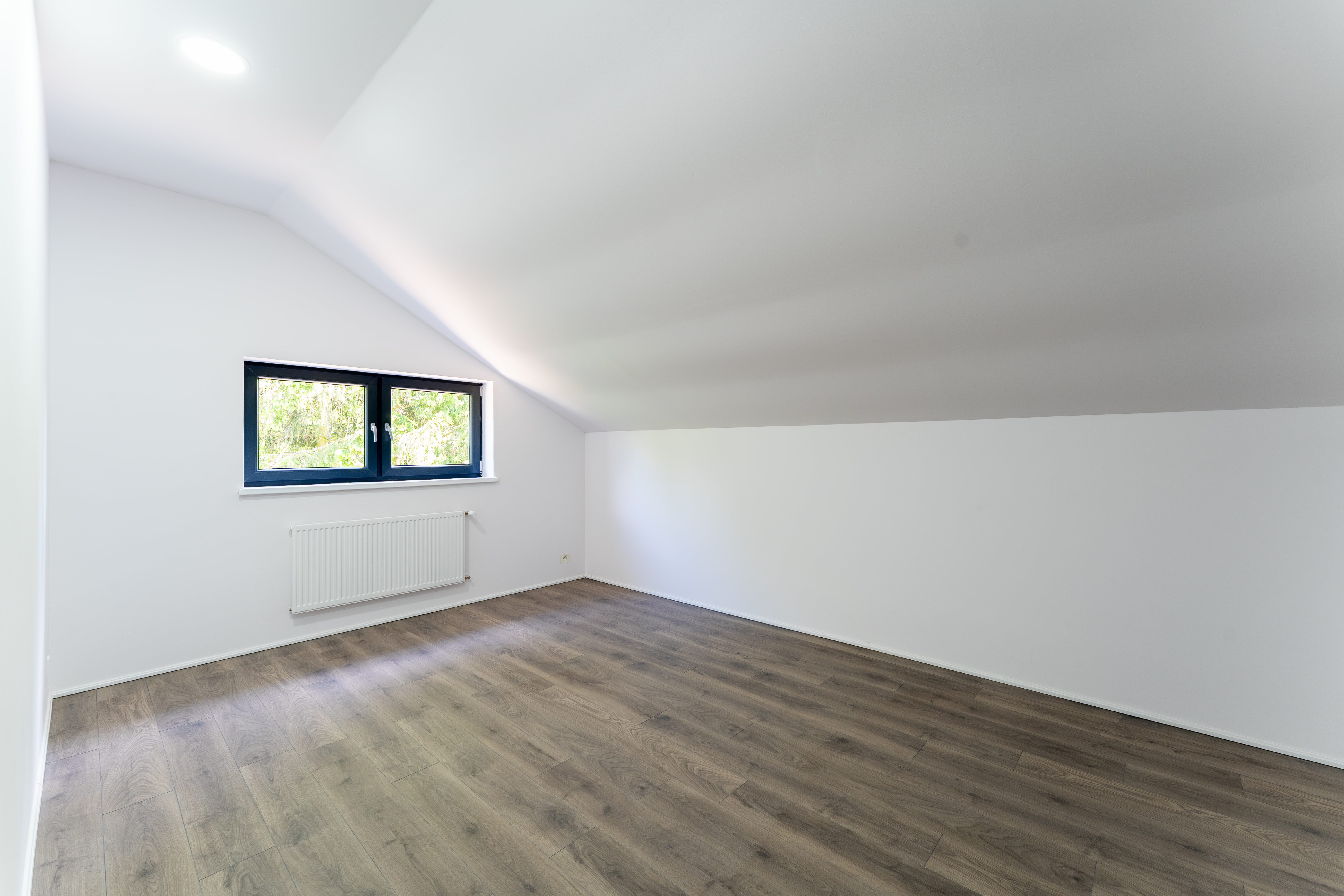 Spacious attic room