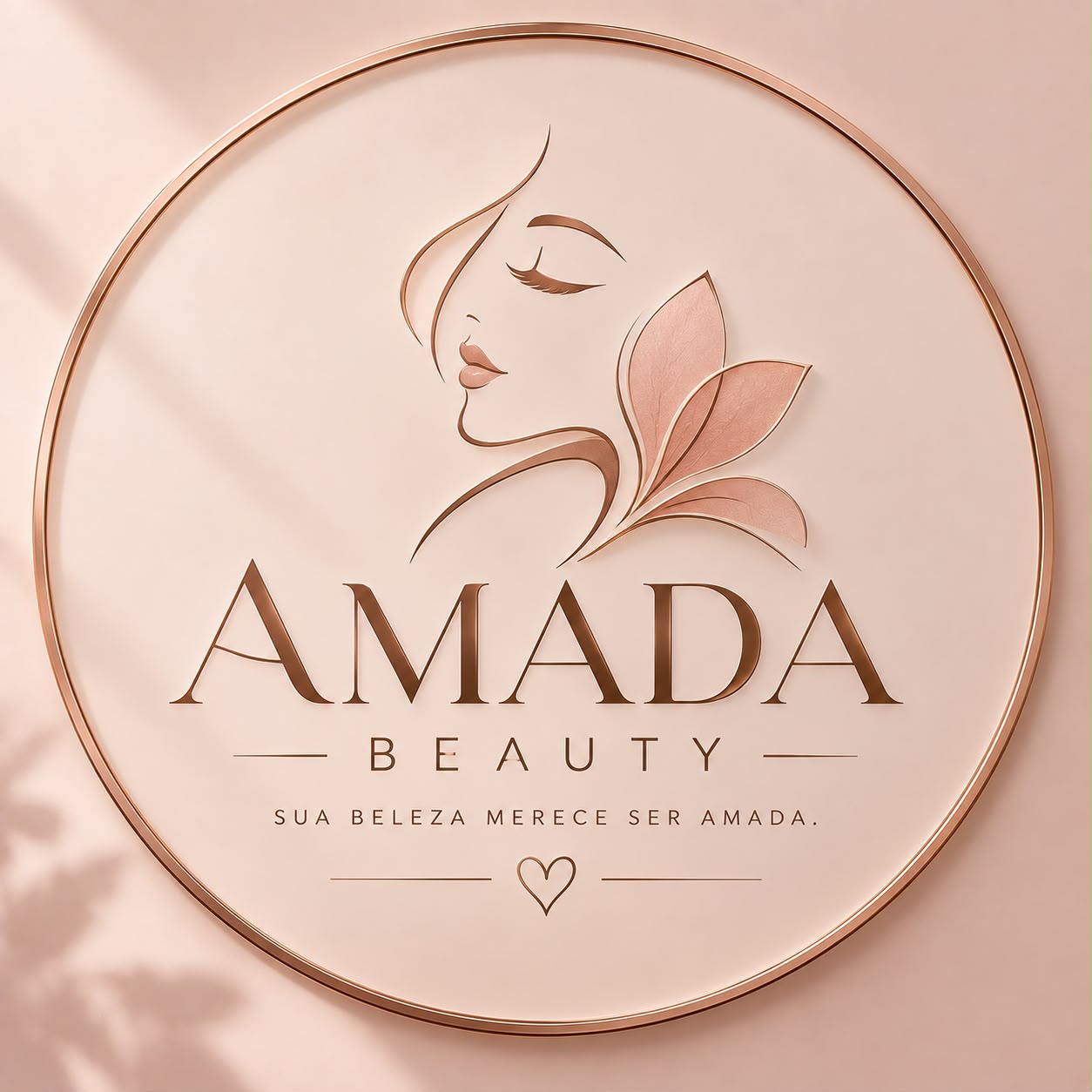 Identidade visual Amada Beauty
