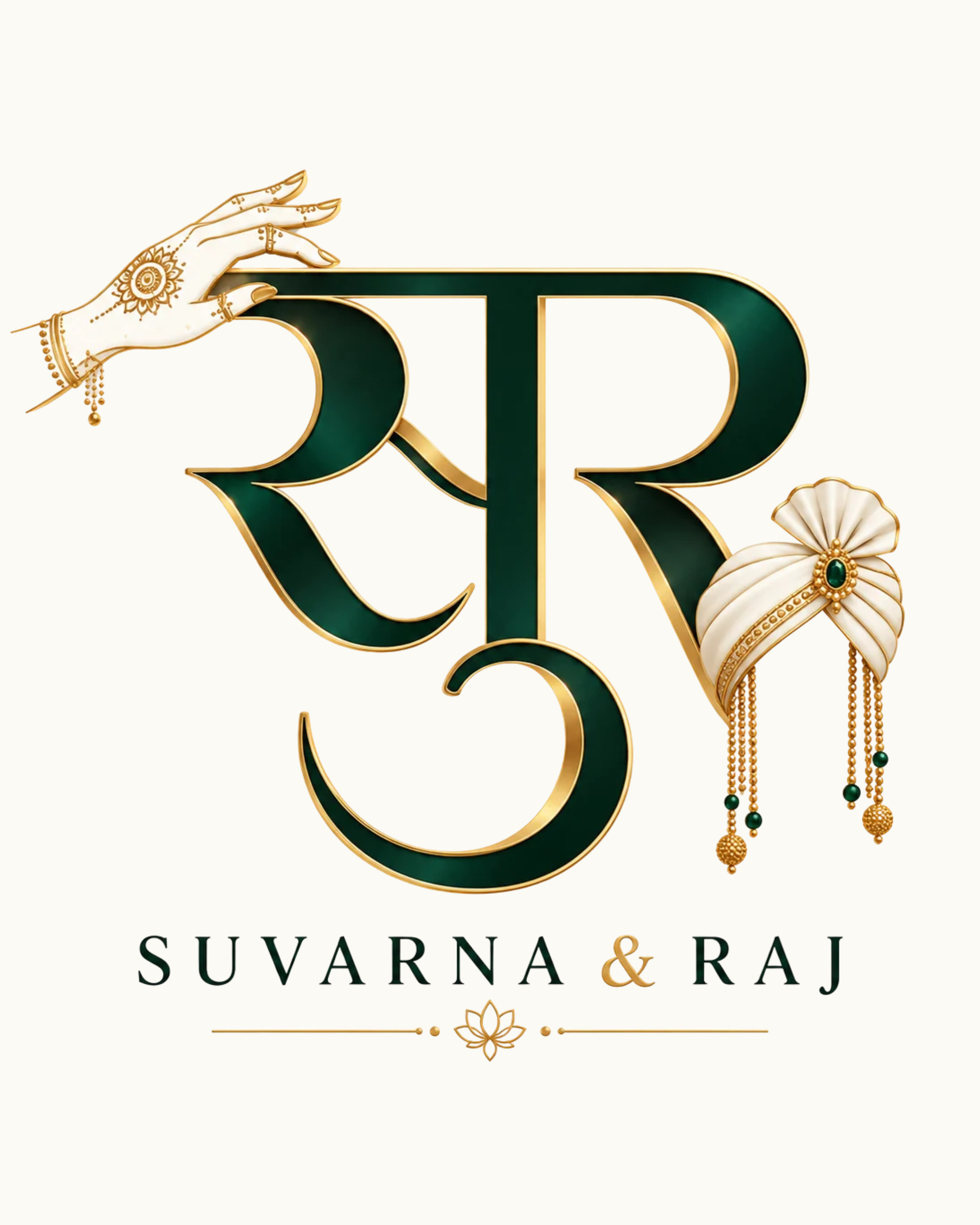 Suvarna & Raj monogram logo