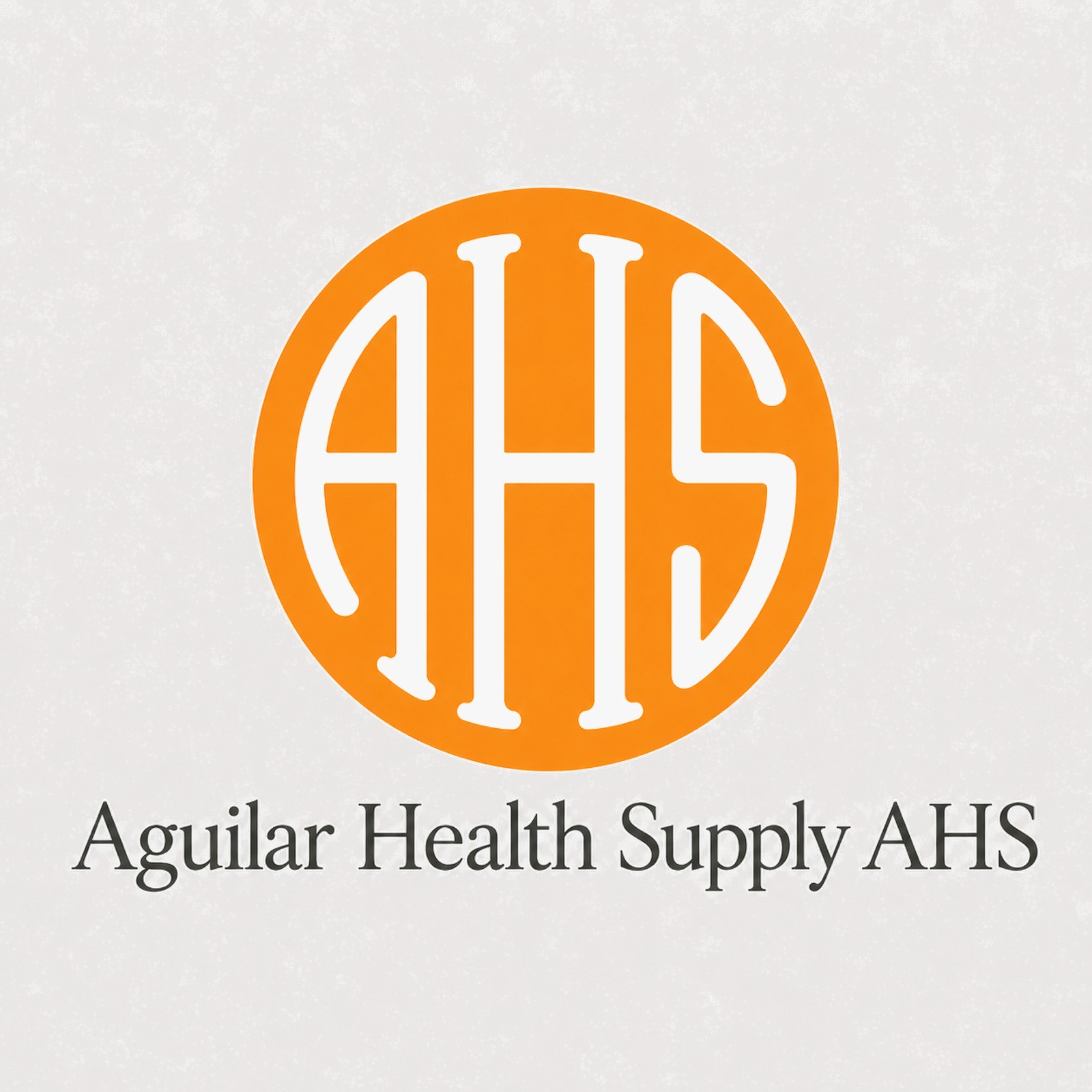 Aguilar Health Supply AHS logo