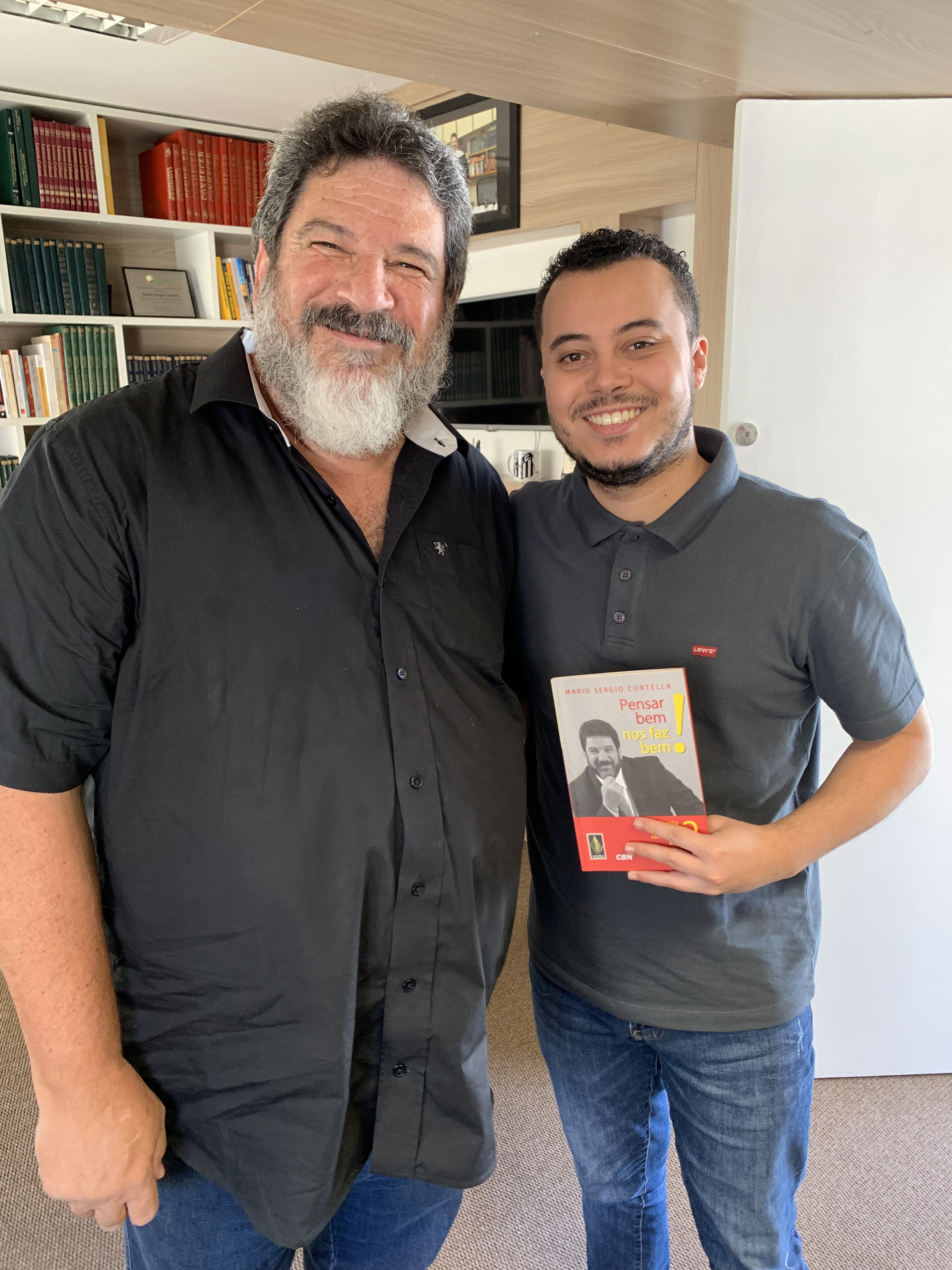 Murillo Lima com Mario Sergio Cortella