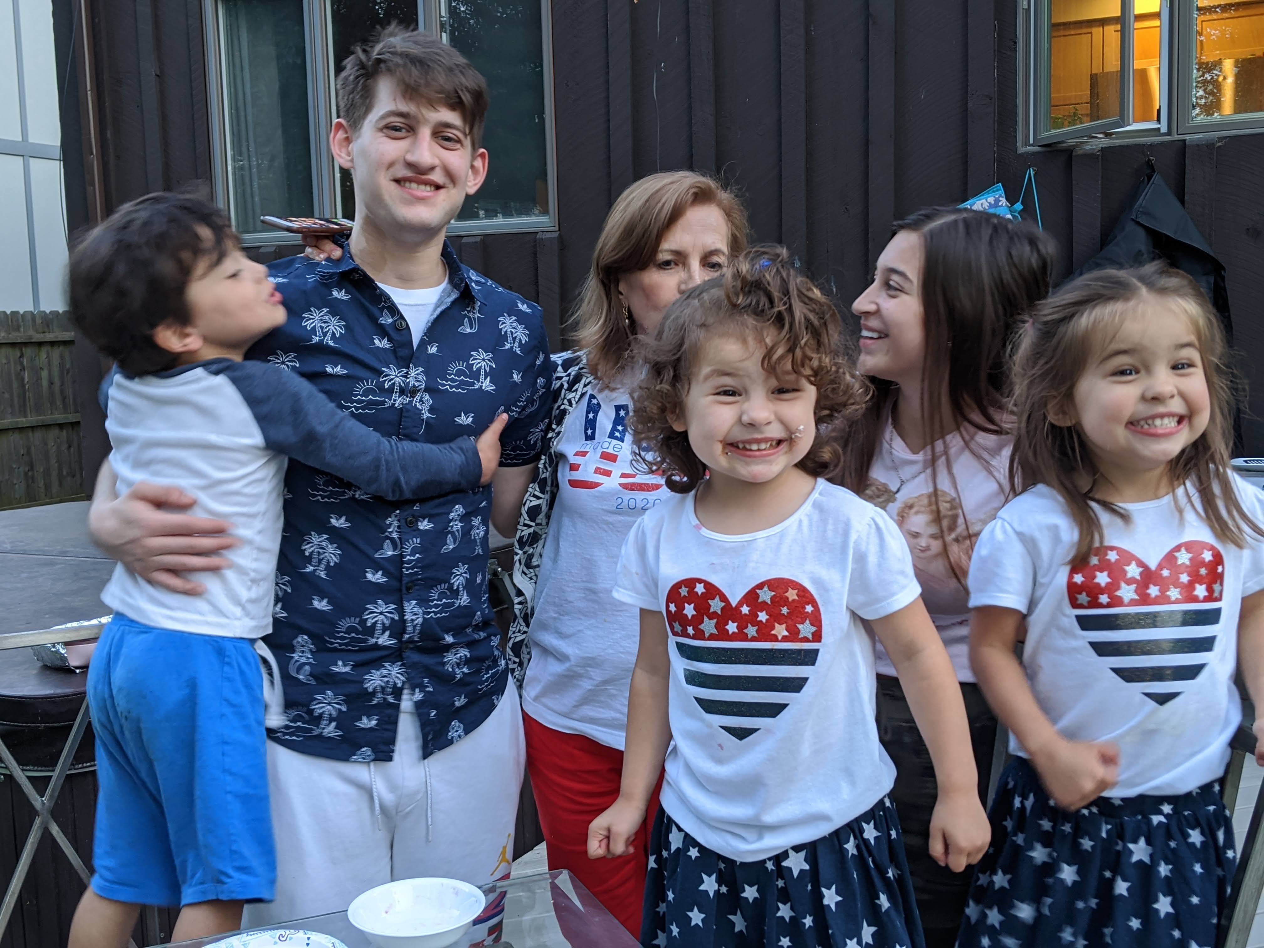 July 4th celebration with children