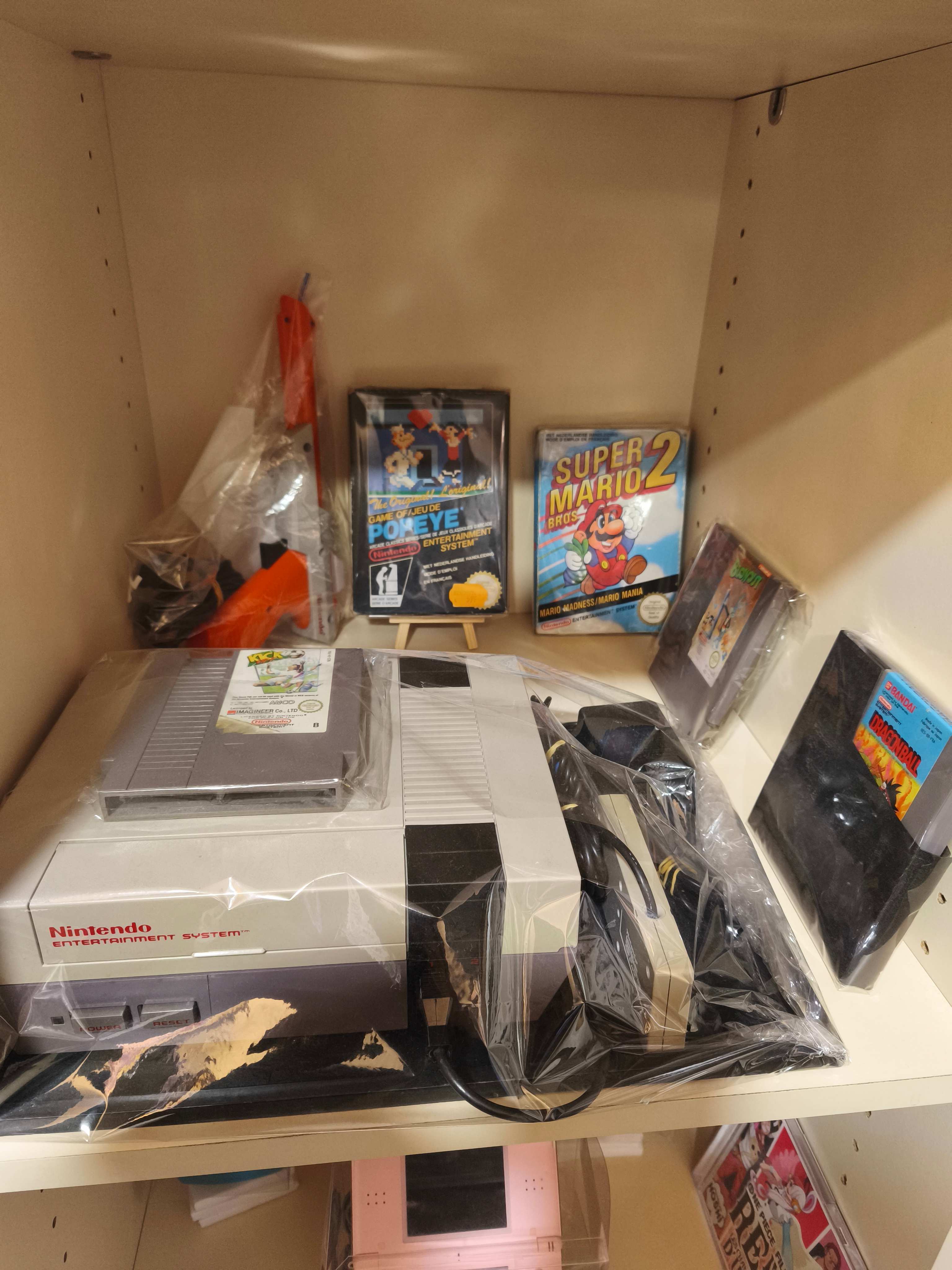 Console Nintendo NES jeux Super Mario Bros Popeye retrogaming chez Game & Disc Montrichard