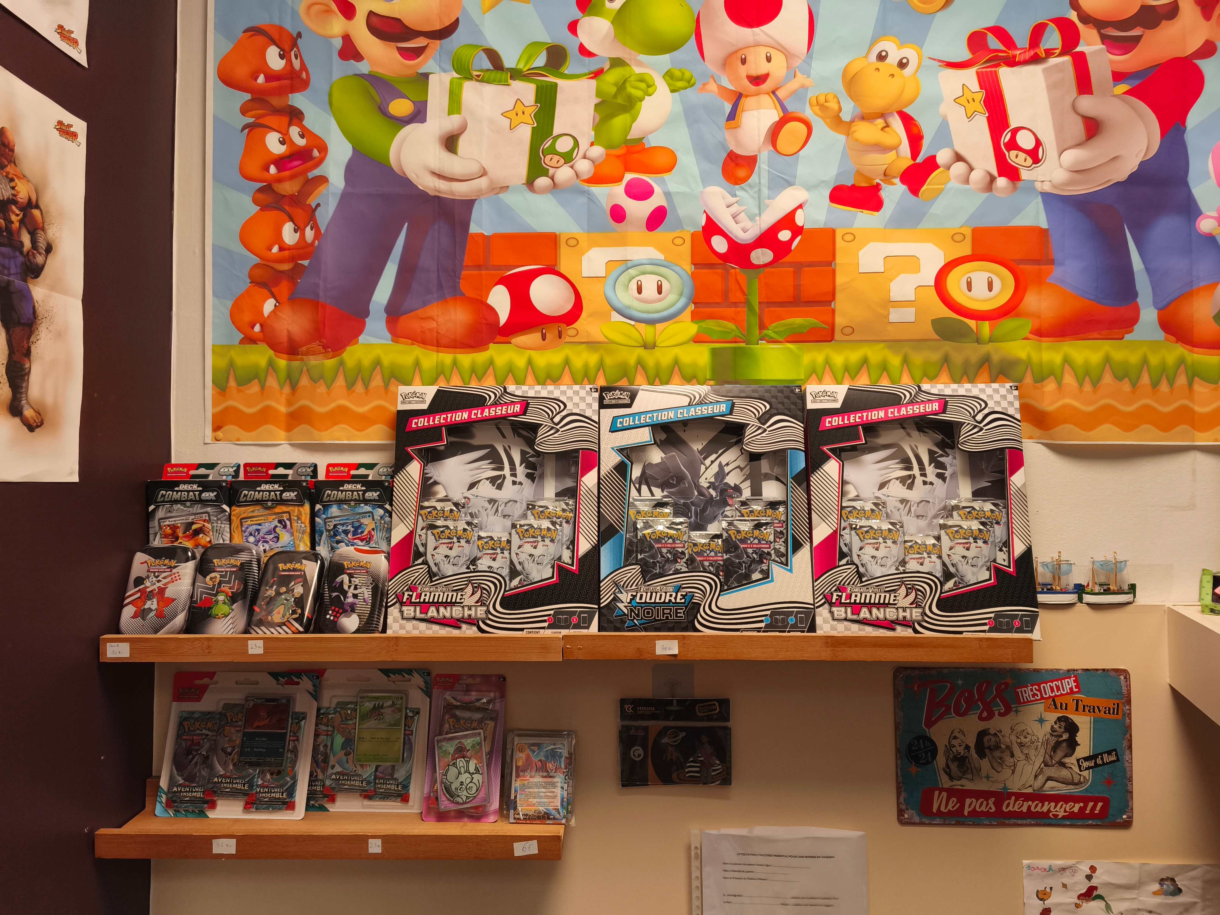 Cartes Pokemon boosters Collection Classeur Combat EX en vente chez Game & Disc Montrichard