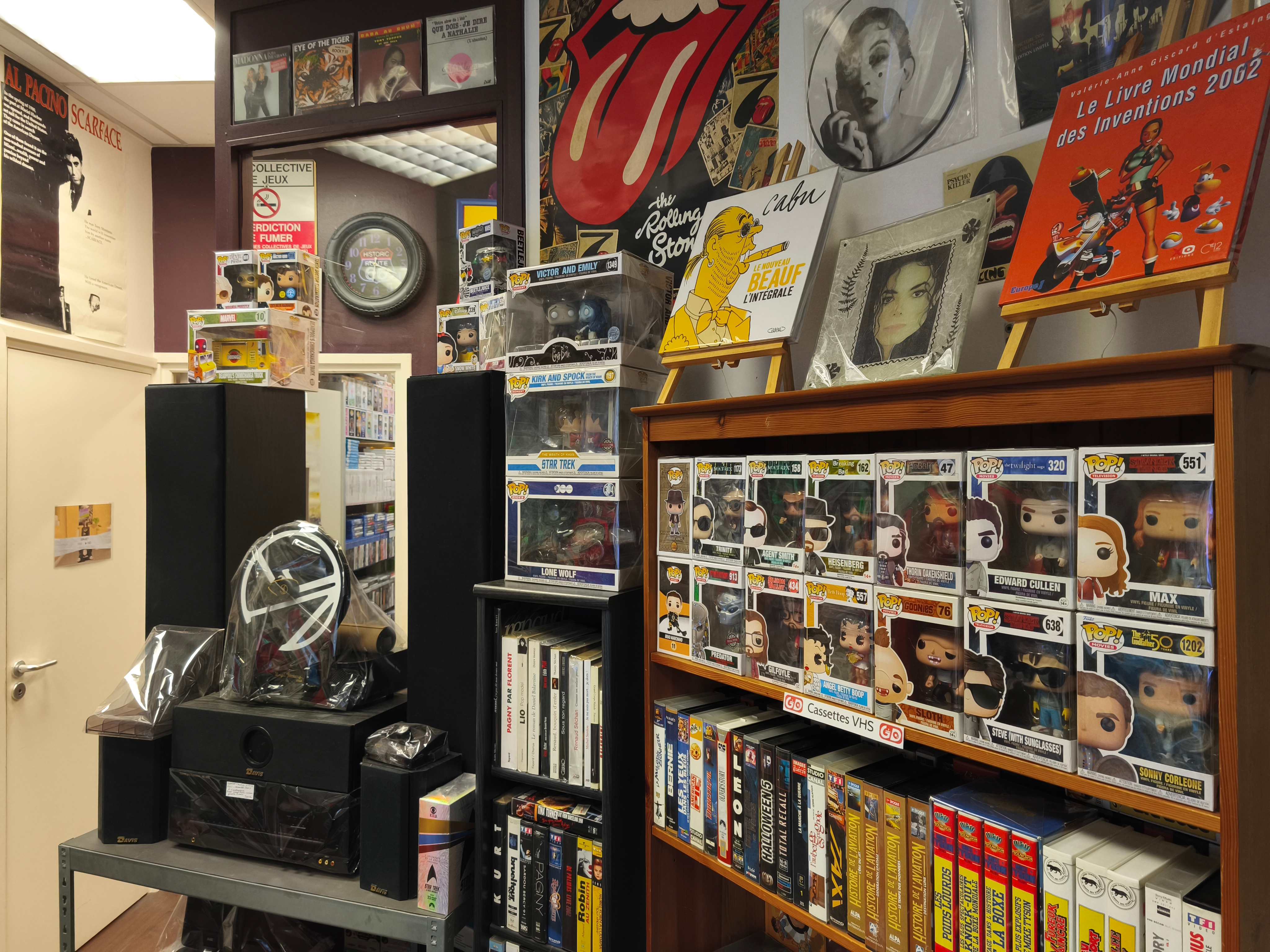 Collection Funko Pop VHS cassettes vinyles chez Game & Disc Montrichard