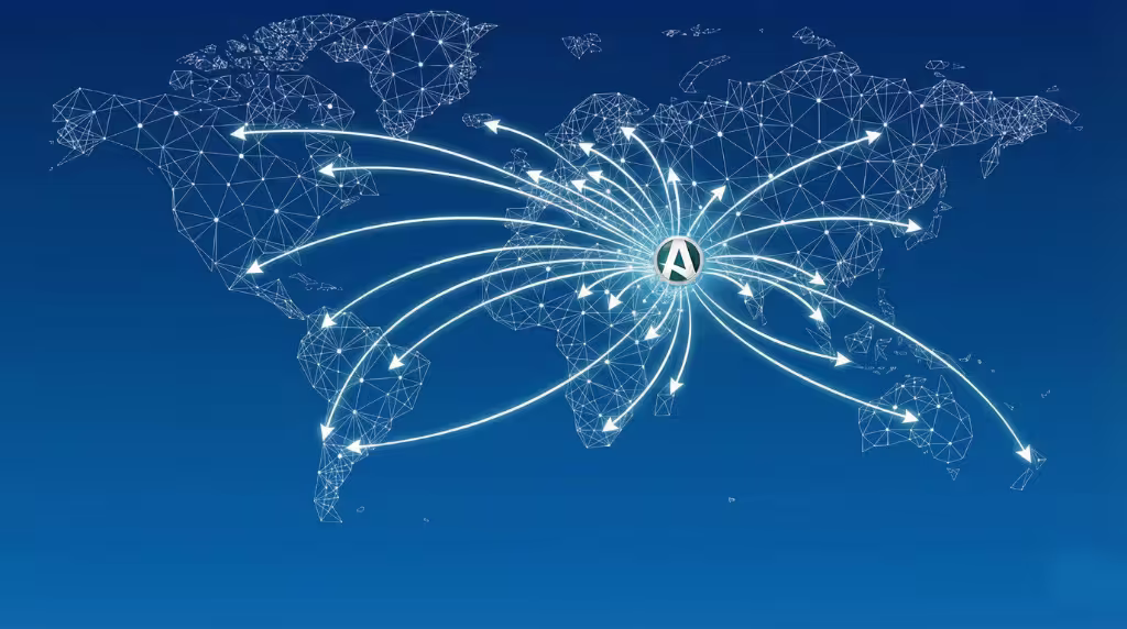 Global distribution map