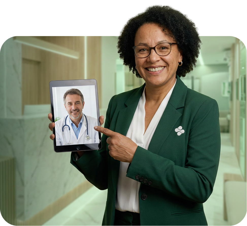 Médica profissional