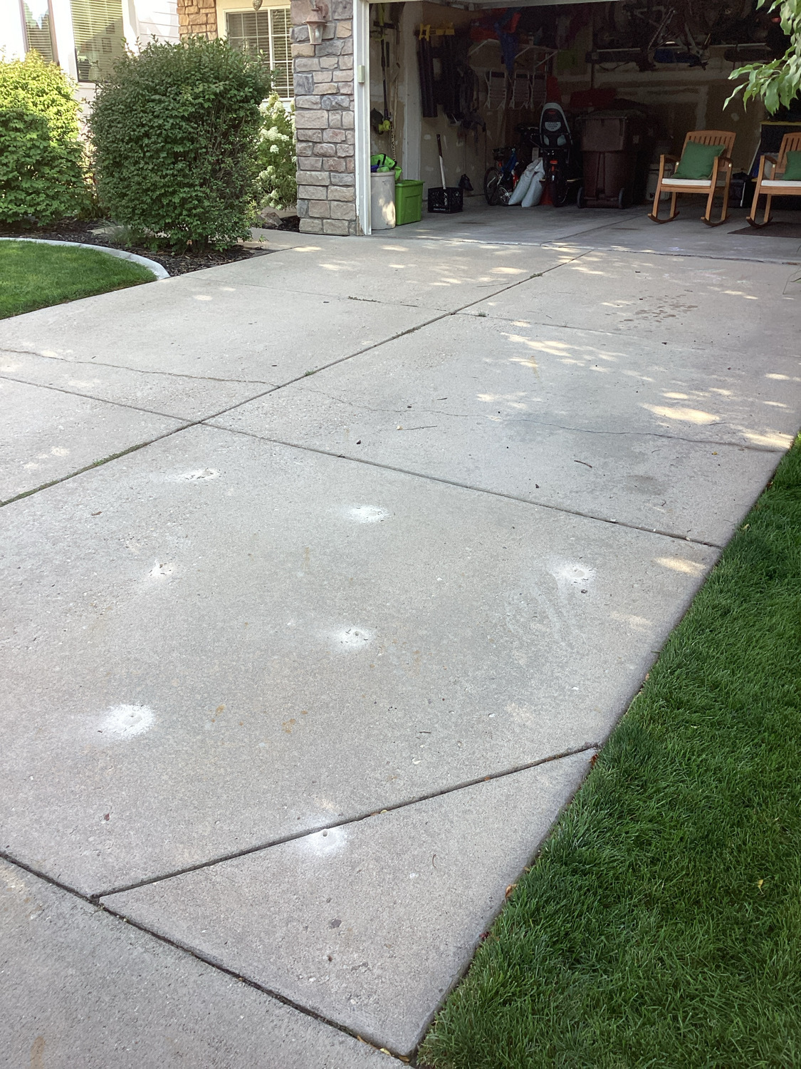 Driveway Leveling - Before