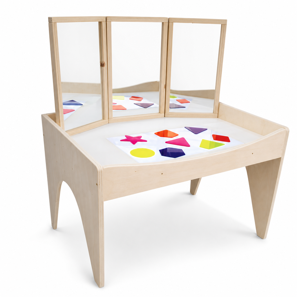 Mesa Pikler Plus com Led e Espelho