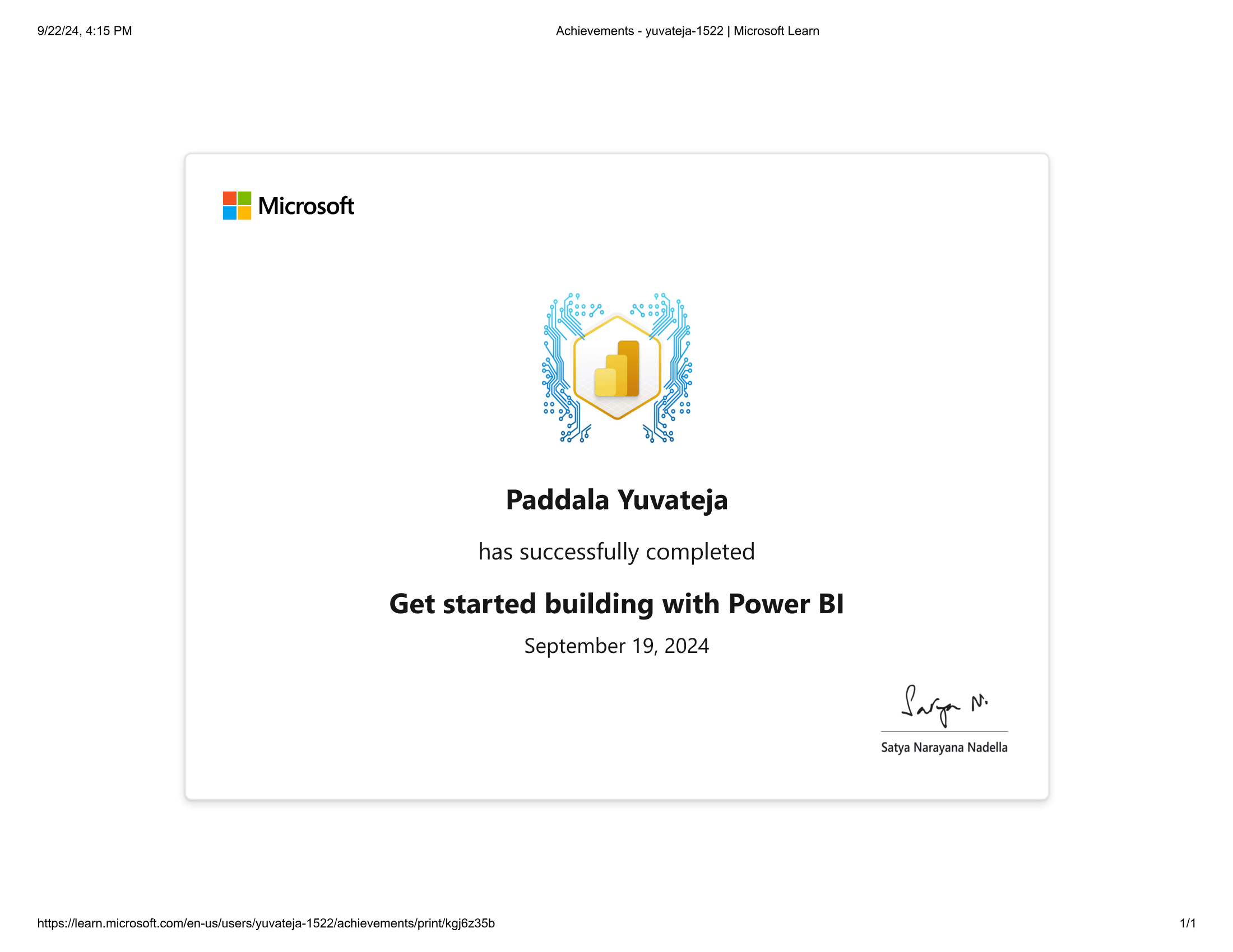 Get started building with Power BI