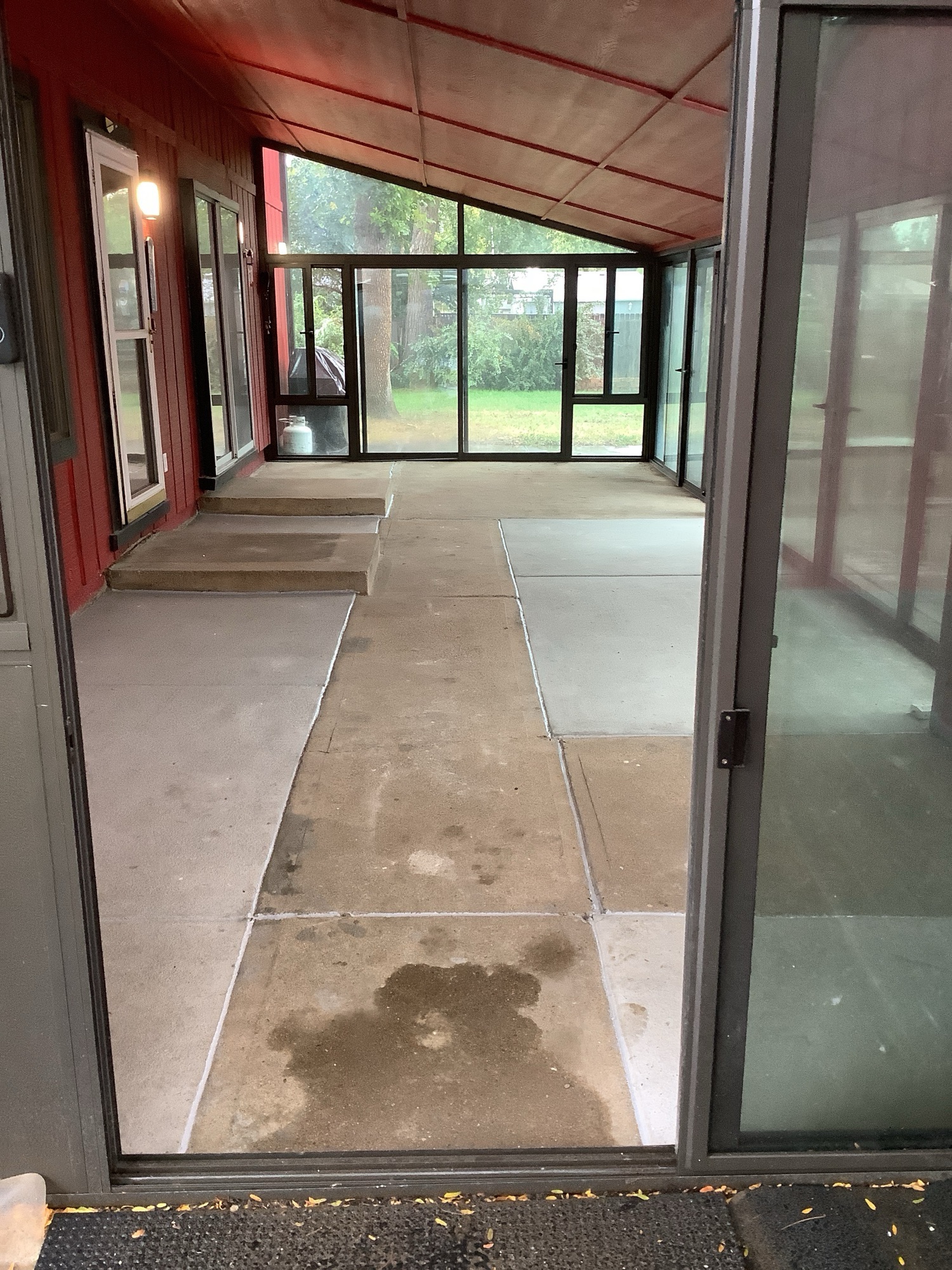 Sun Porch VUBA Resurfacing - Before
