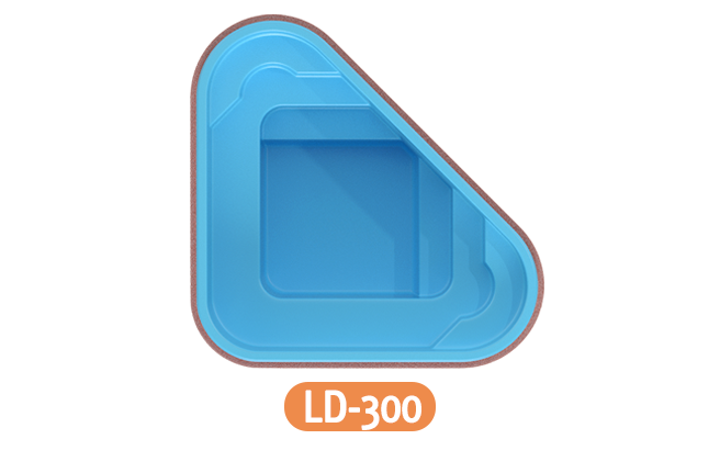 Linha Cobertura Triangular - Visualização 3D