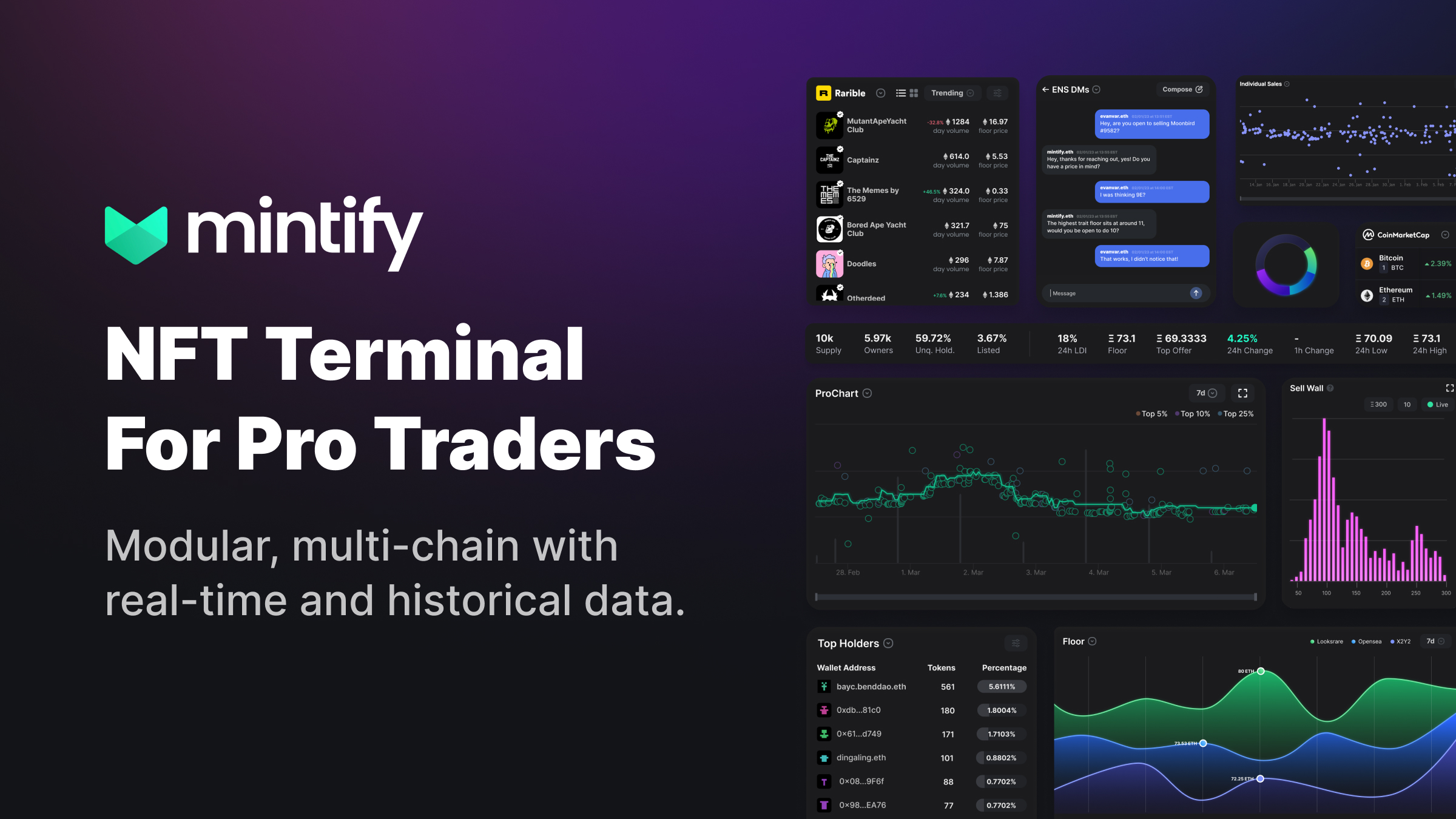 Mintify NFT Terminal marketing image