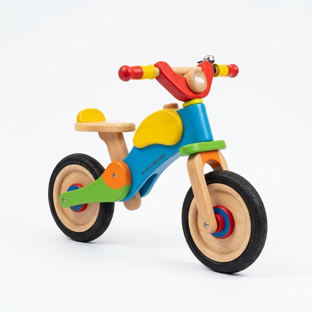 Moto Montessori de Equilíbrio Colorida