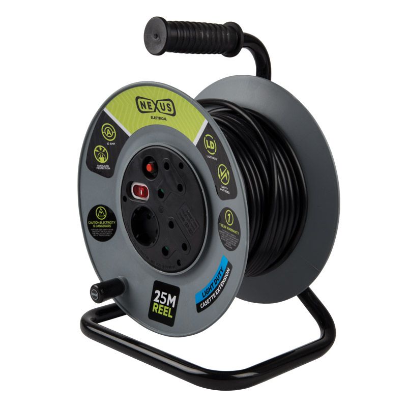 Nexus Extension Reel Plastic 16A 25m