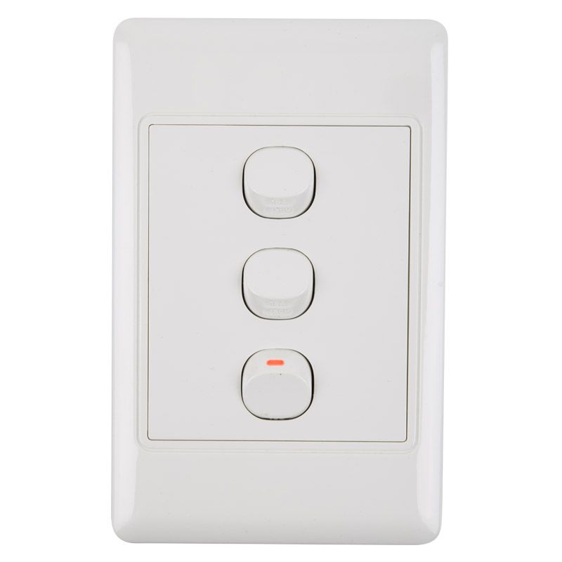 Nexus Light Switch + Cover 3 Lever