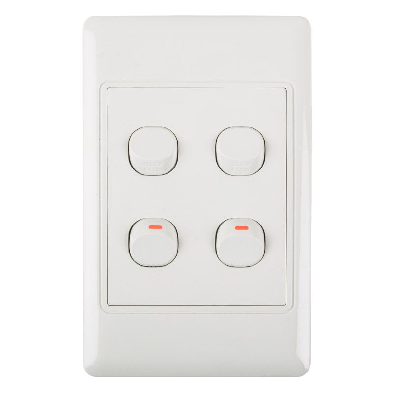 Nexus Light Switch + Cover 4 Lever