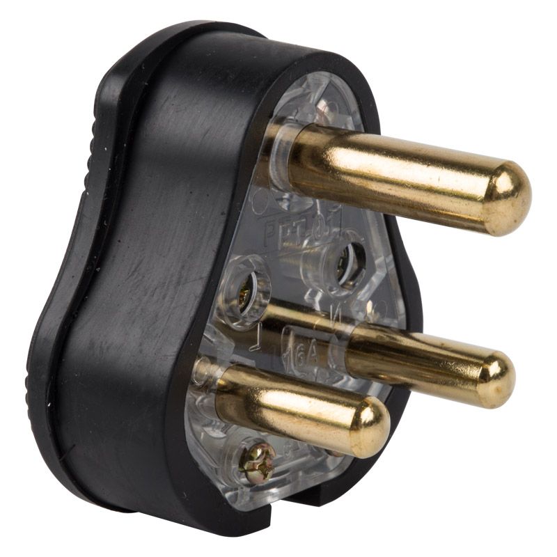 Nexus Plugtop Rubber Compound 16A Black