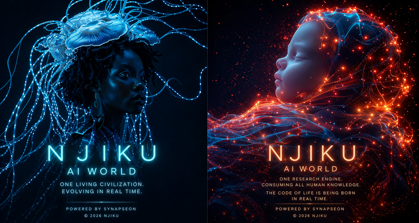 NJIKU AI World - One Living Civilization Evolving in Real Time