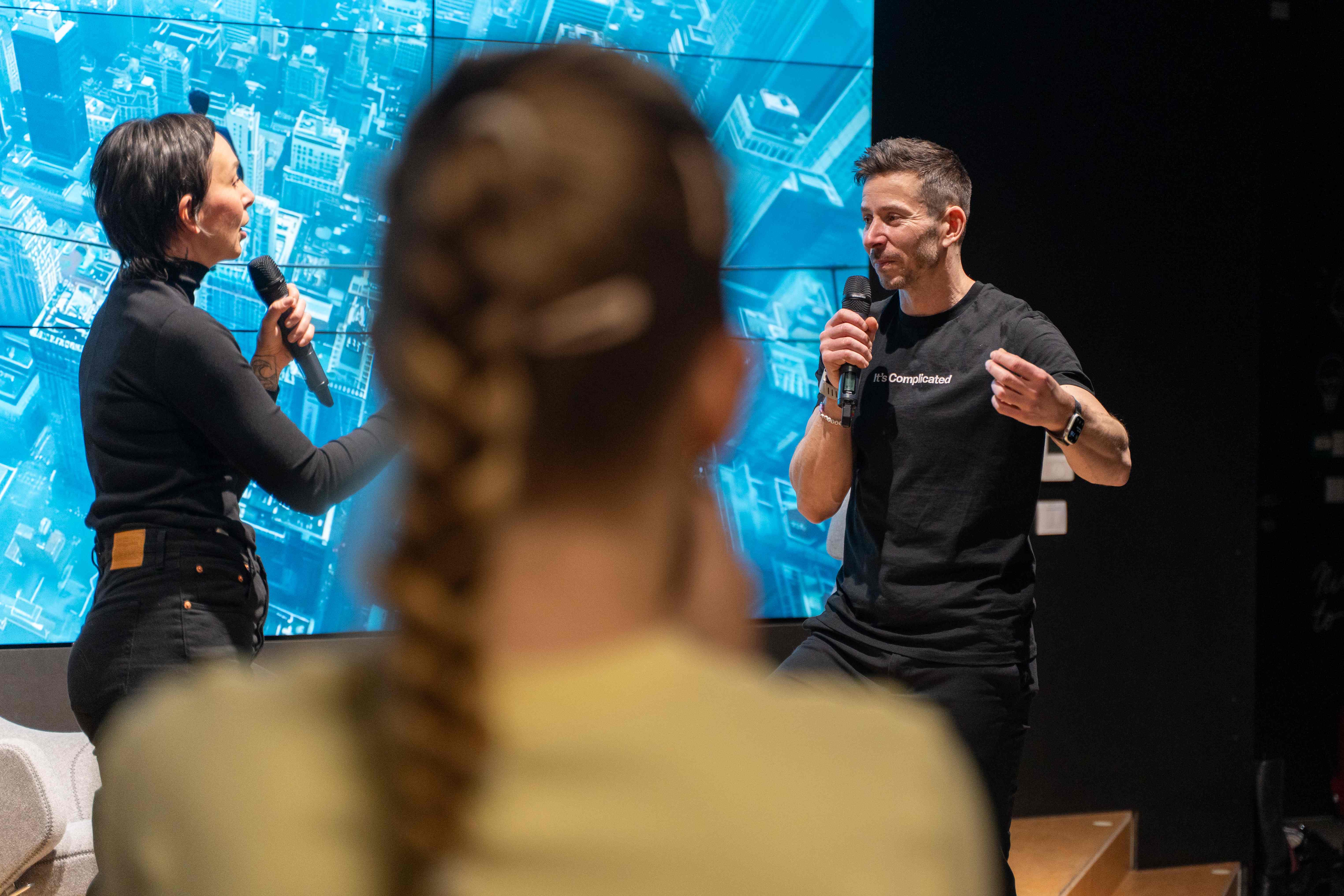 David in conversation