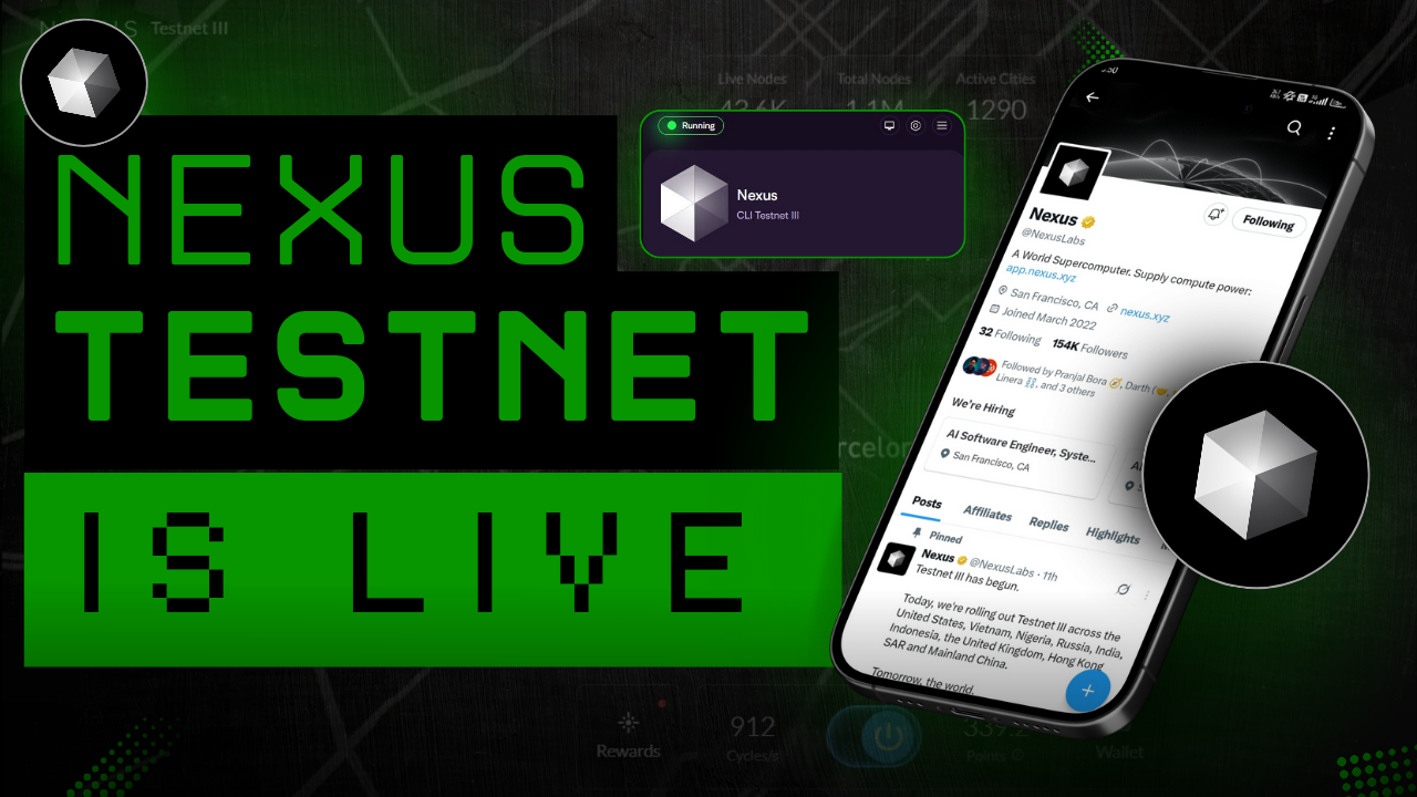 Nexus Testnet Live