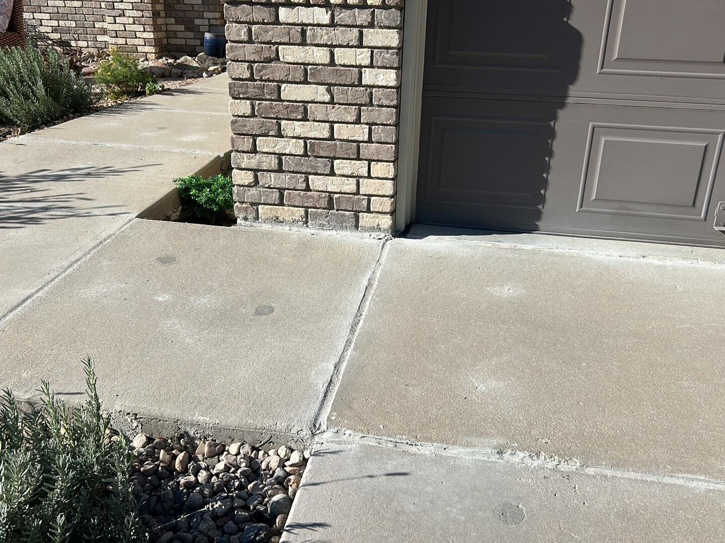 Driveway Leveling - After
