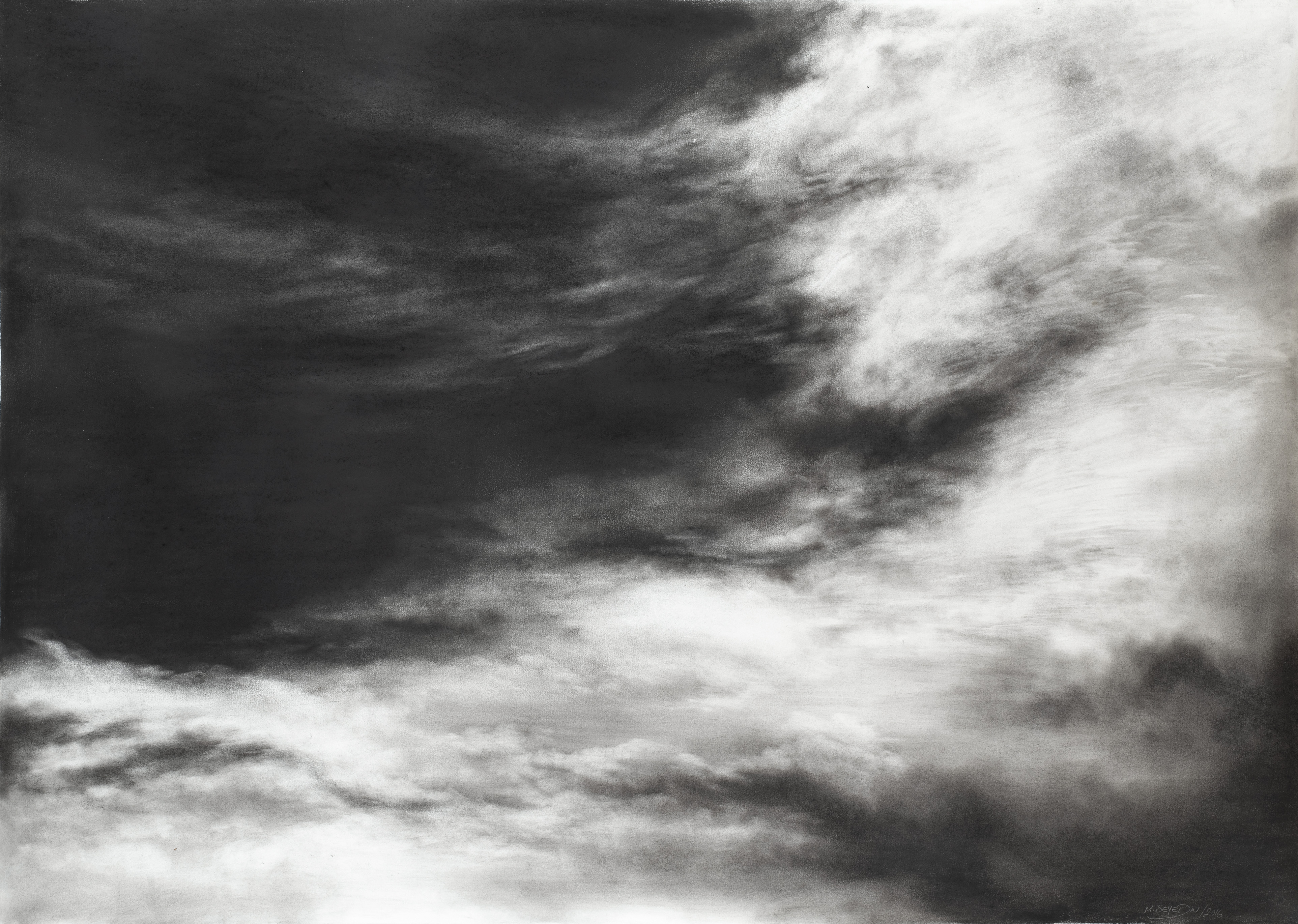 Nuage No. 3, paired with archival drawings.