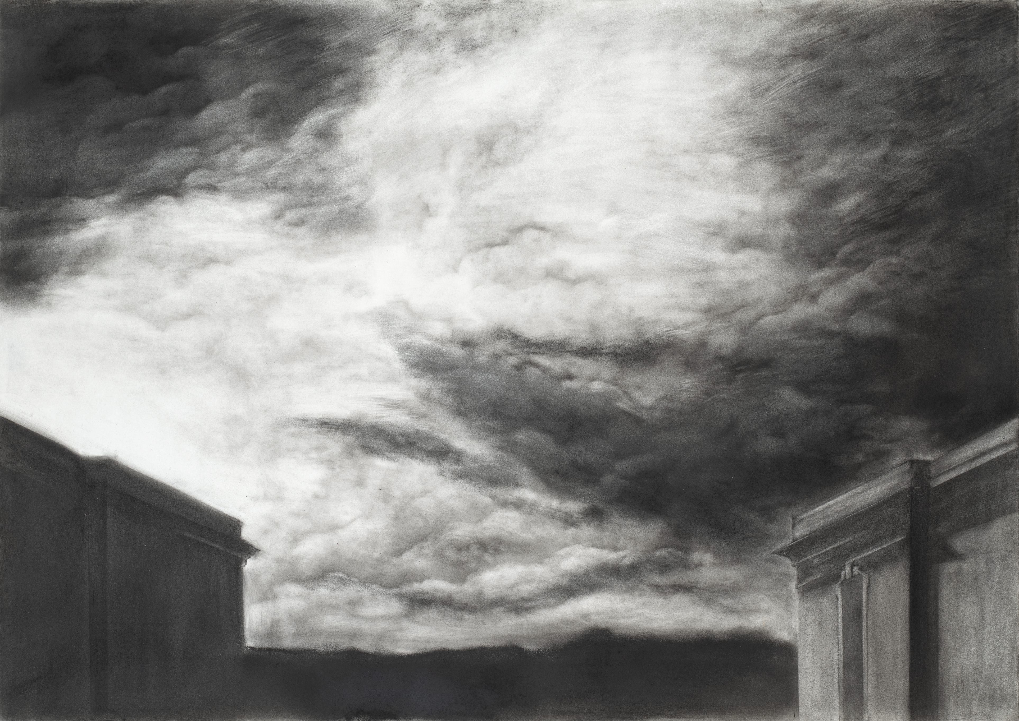 Nuage No. 5, the closing wall.