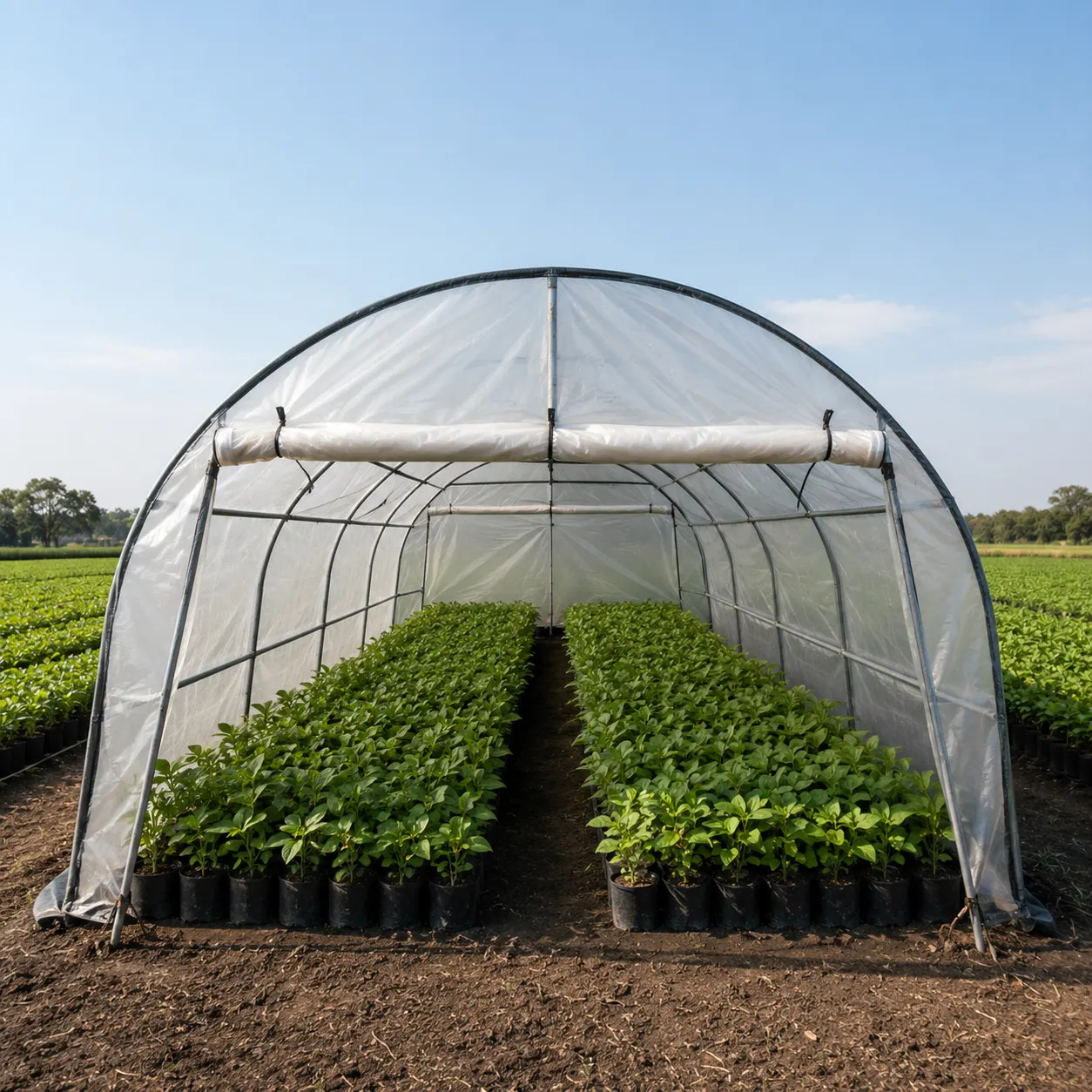 Nursery Sheds - Low Tunnel Sheets