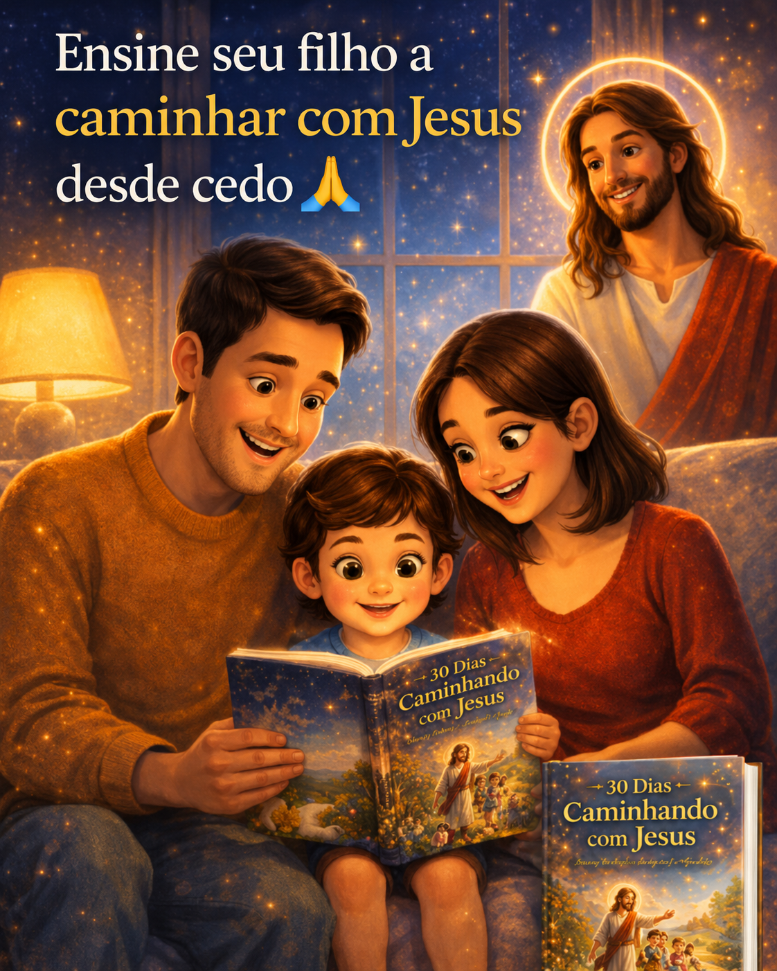 Ensine seu filho a caminhar com Jesus desde cedo