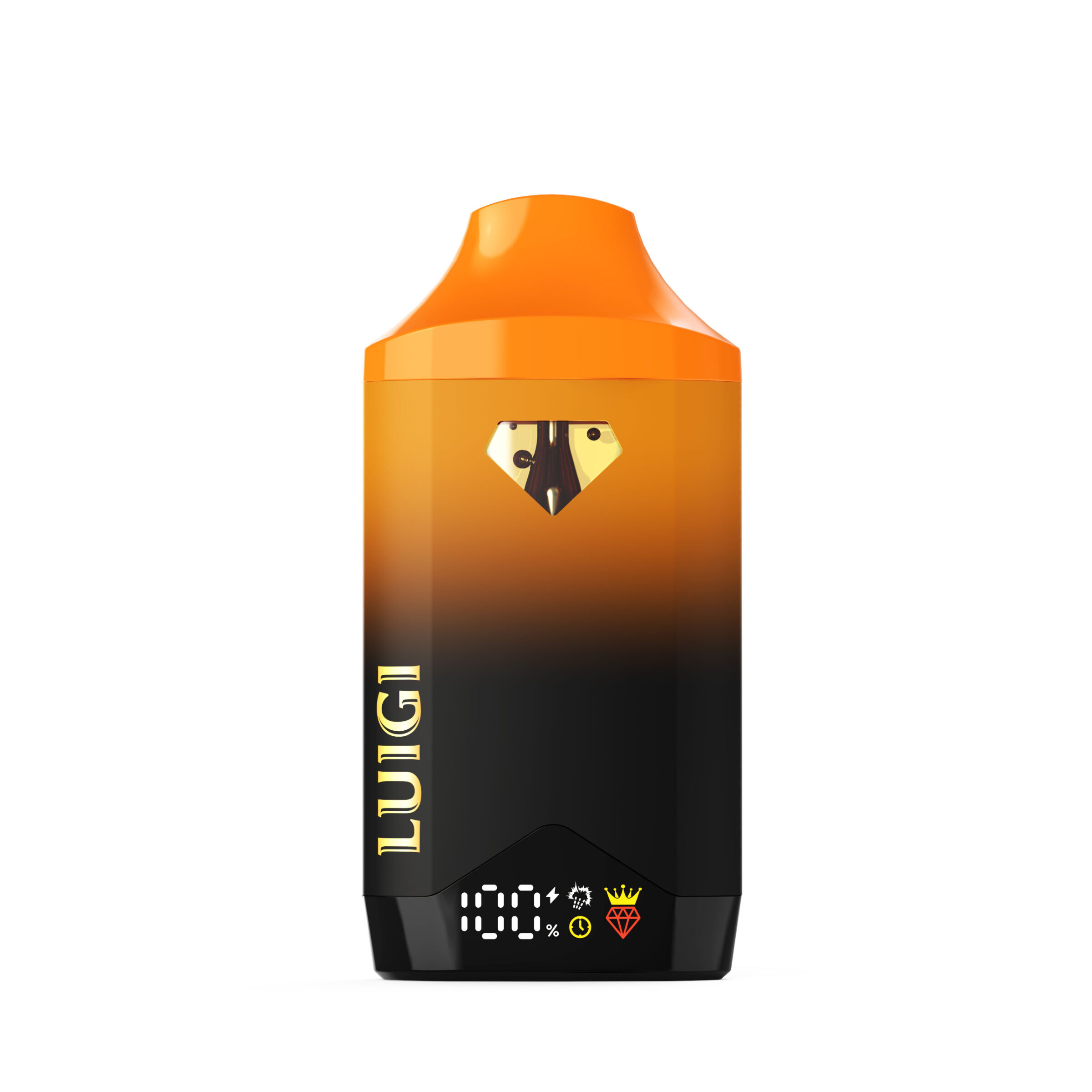 Orange Lava Kush V6 Vape Device